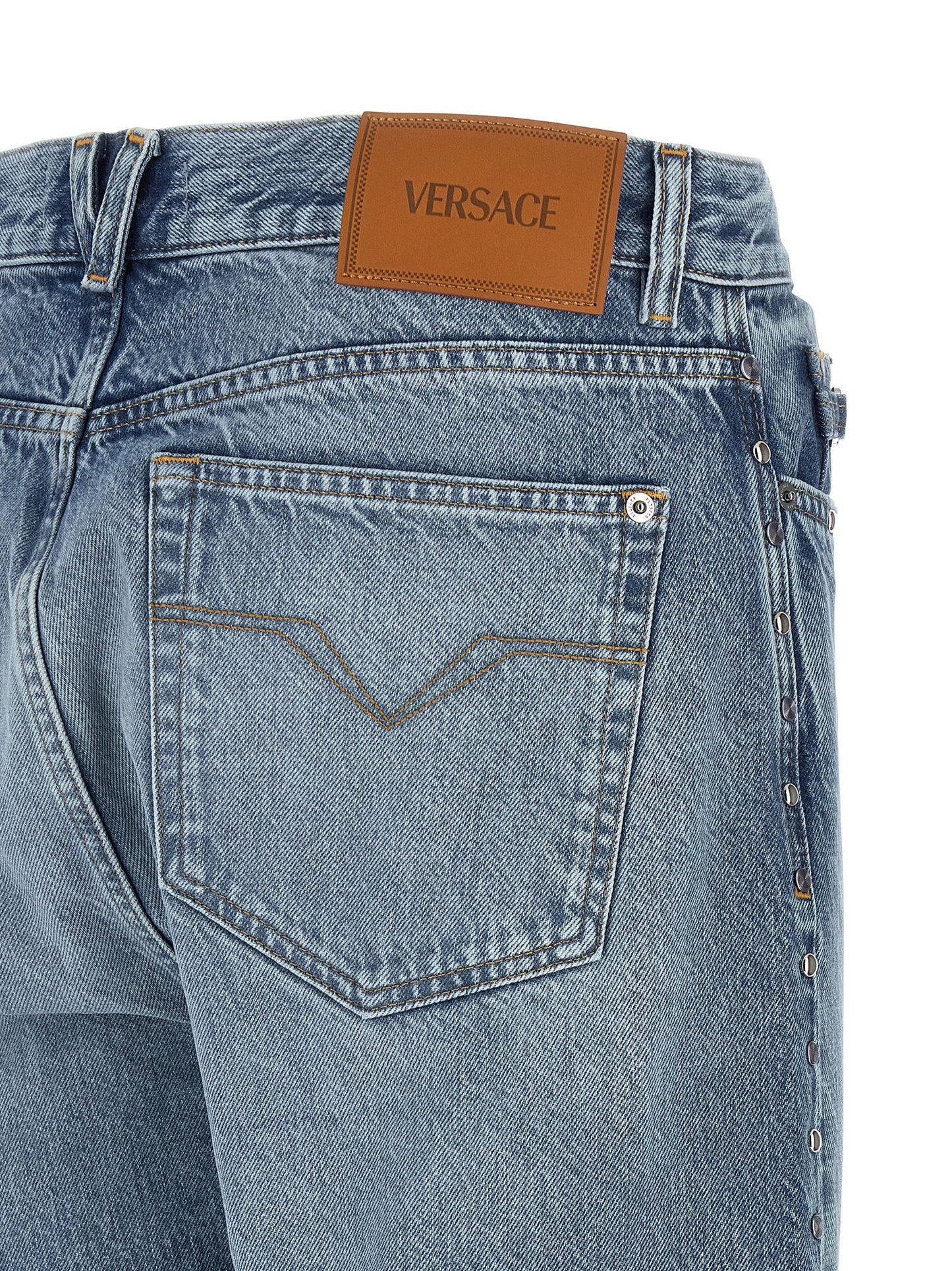 Versace Men Studded Jeans VERSACE