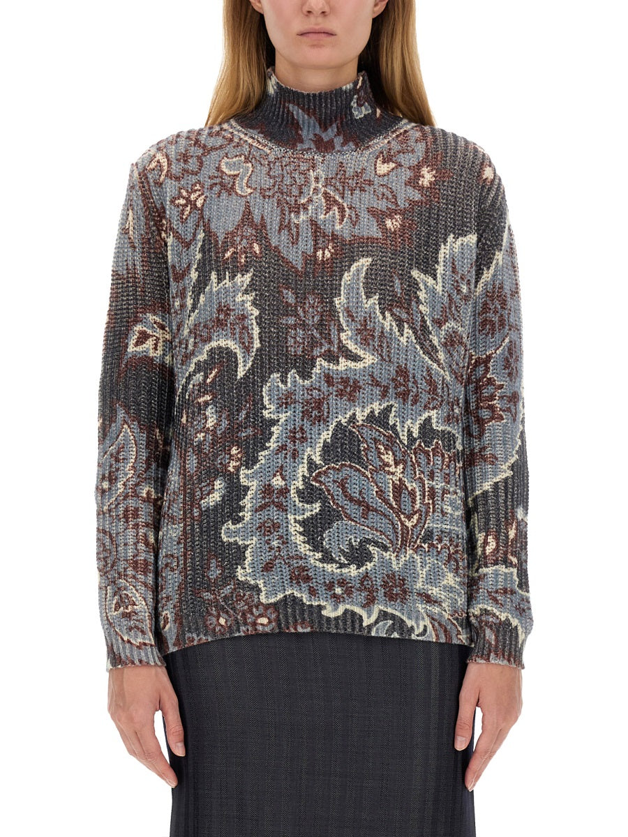 Etro Women Printed Wool Sweater ETRO