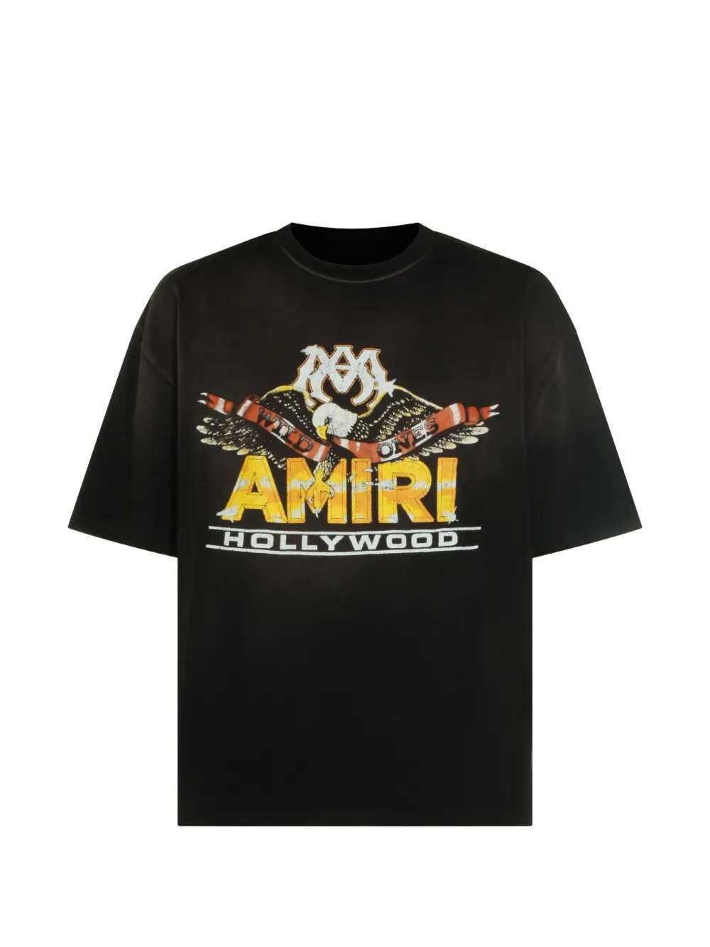 Amiri Men Oversized Massachusetts Eagle T-Shirt AMIRI