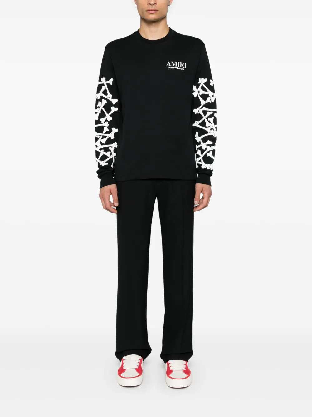 Amiri Men Stacked Bones Long-Sleeve T-Shirt AMIRI