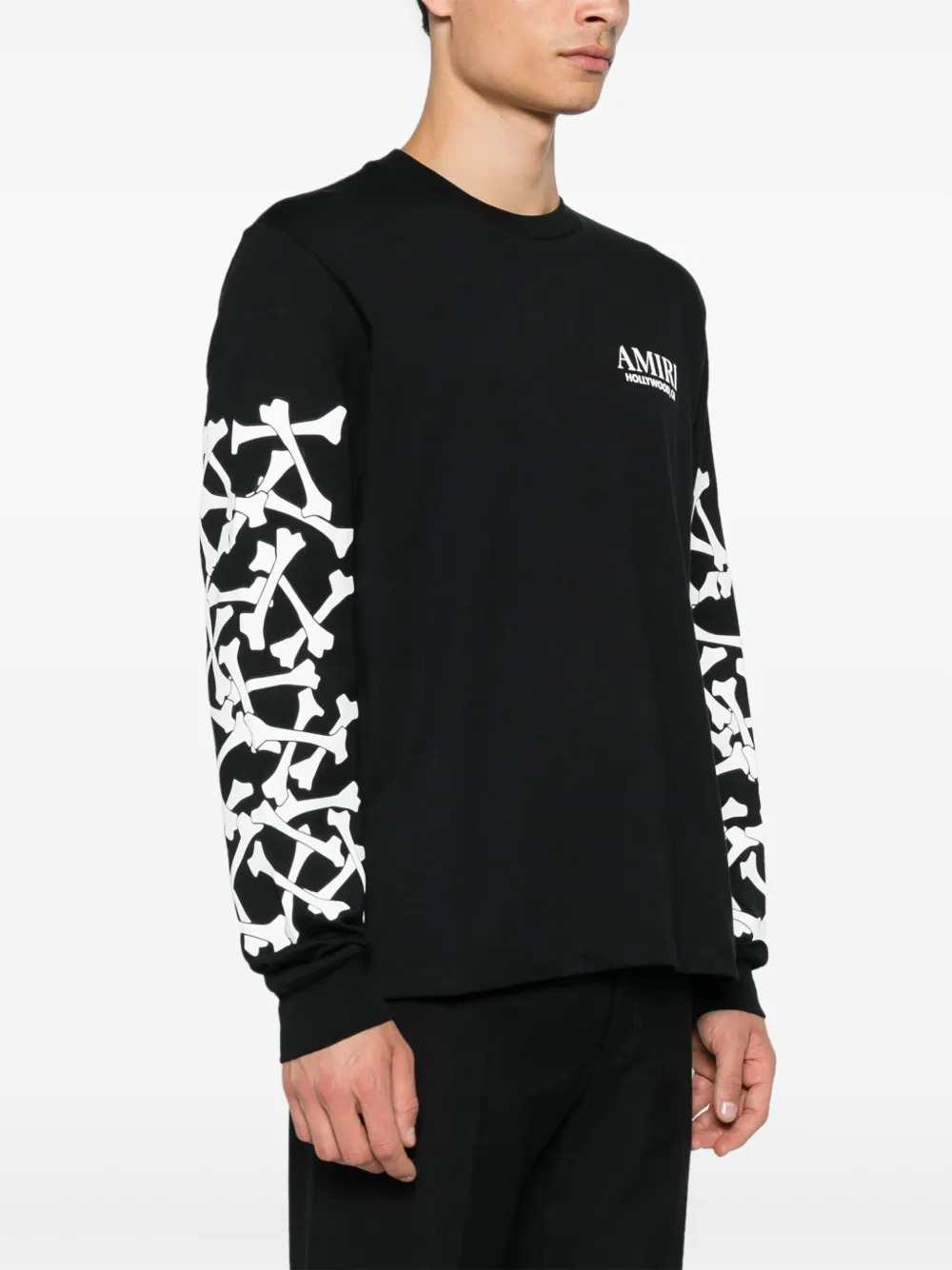 Amiri Men Stacked Bones Long-Sleeve T-Shirt AMIRI