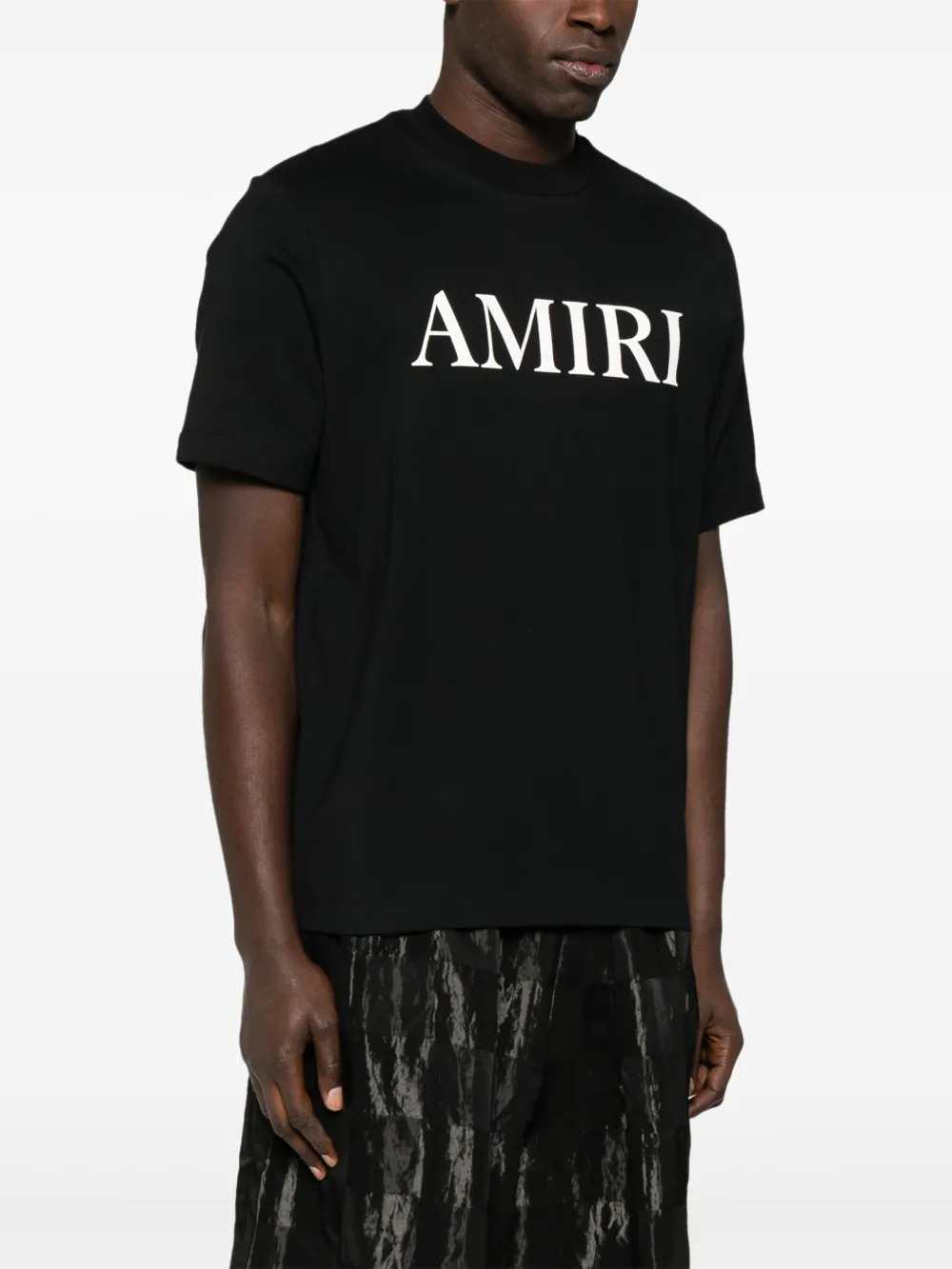 Amiri Men Rubberized Logo T-Shirt AMIRI