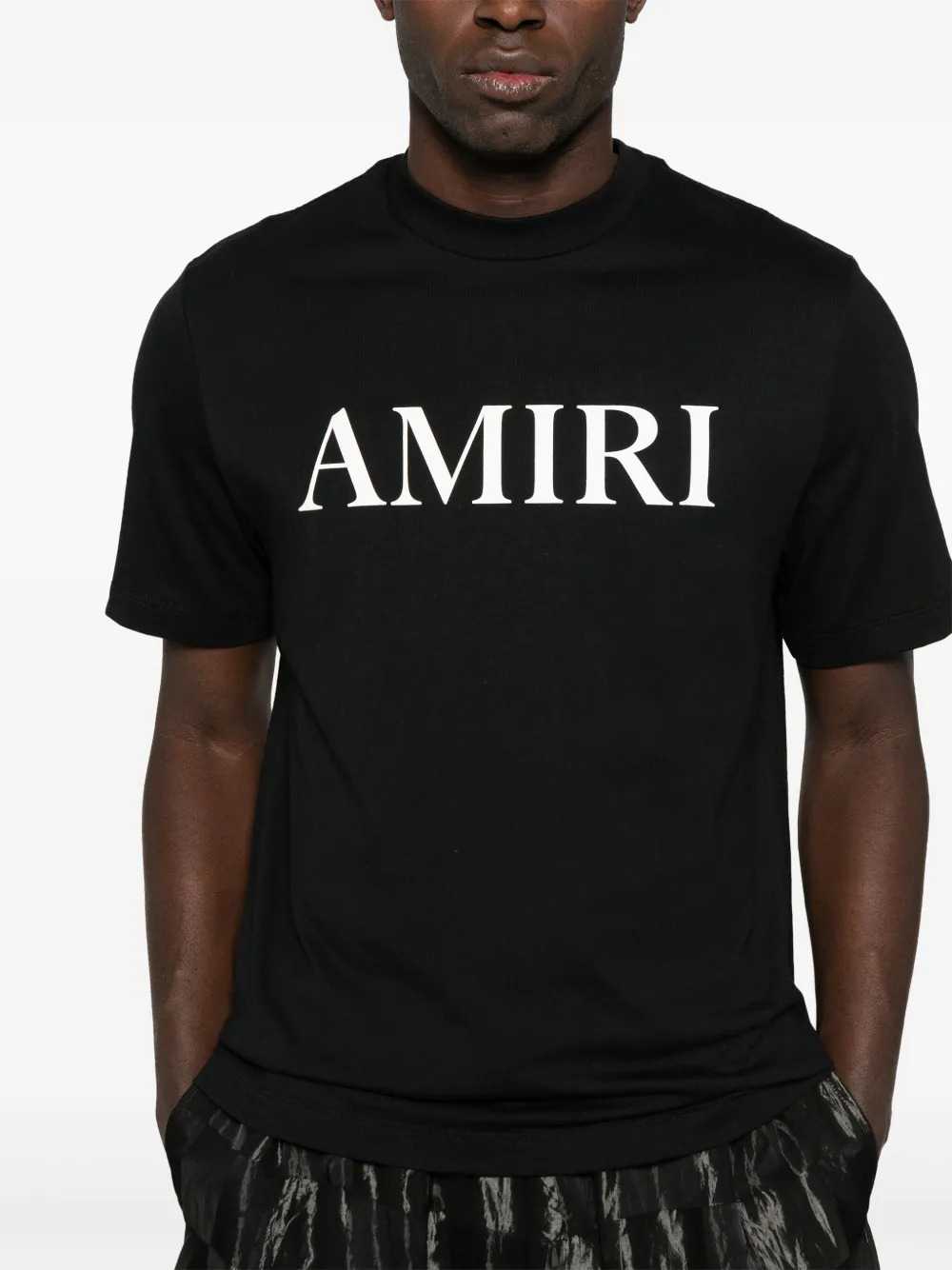 Amiri Men Rubberized Logo T-Shirt AMIRI