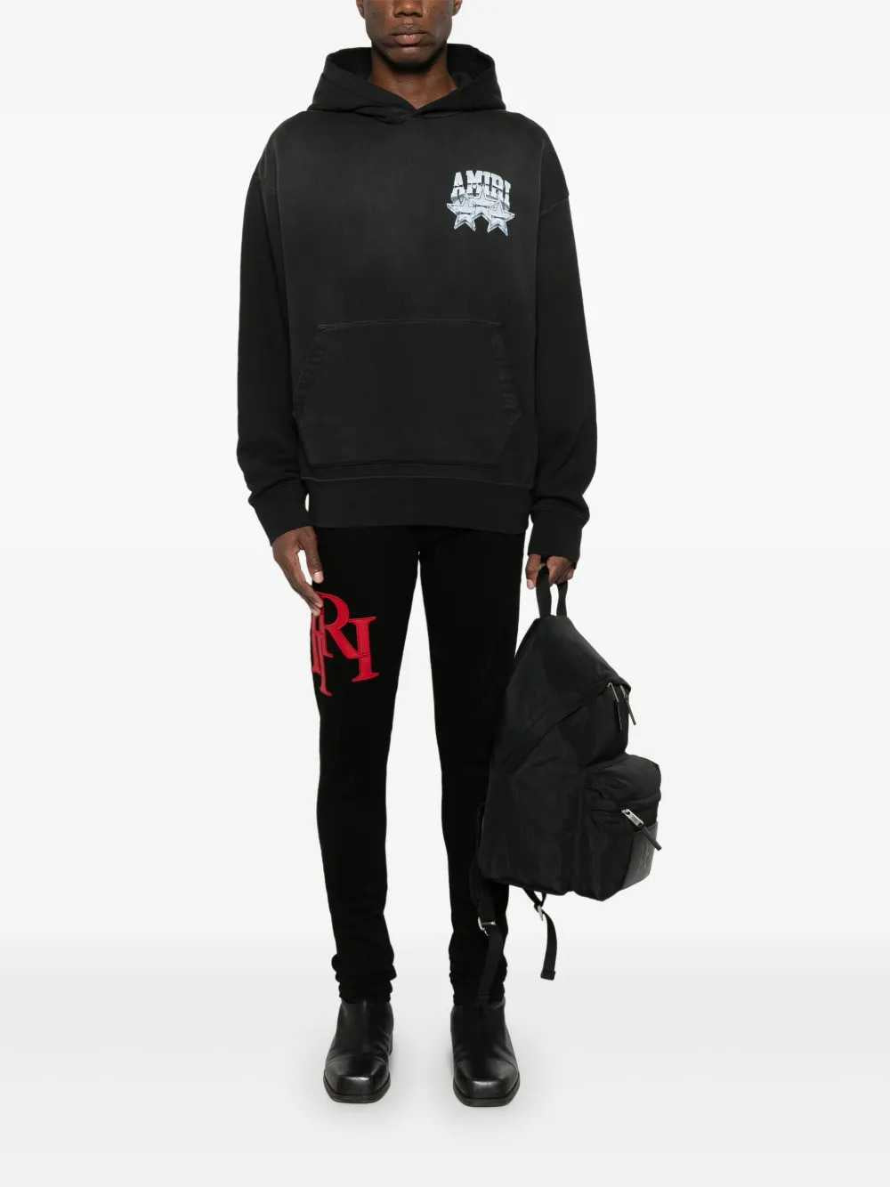 Amiri Men Skinny Jeans With Offset Logo AMIRI