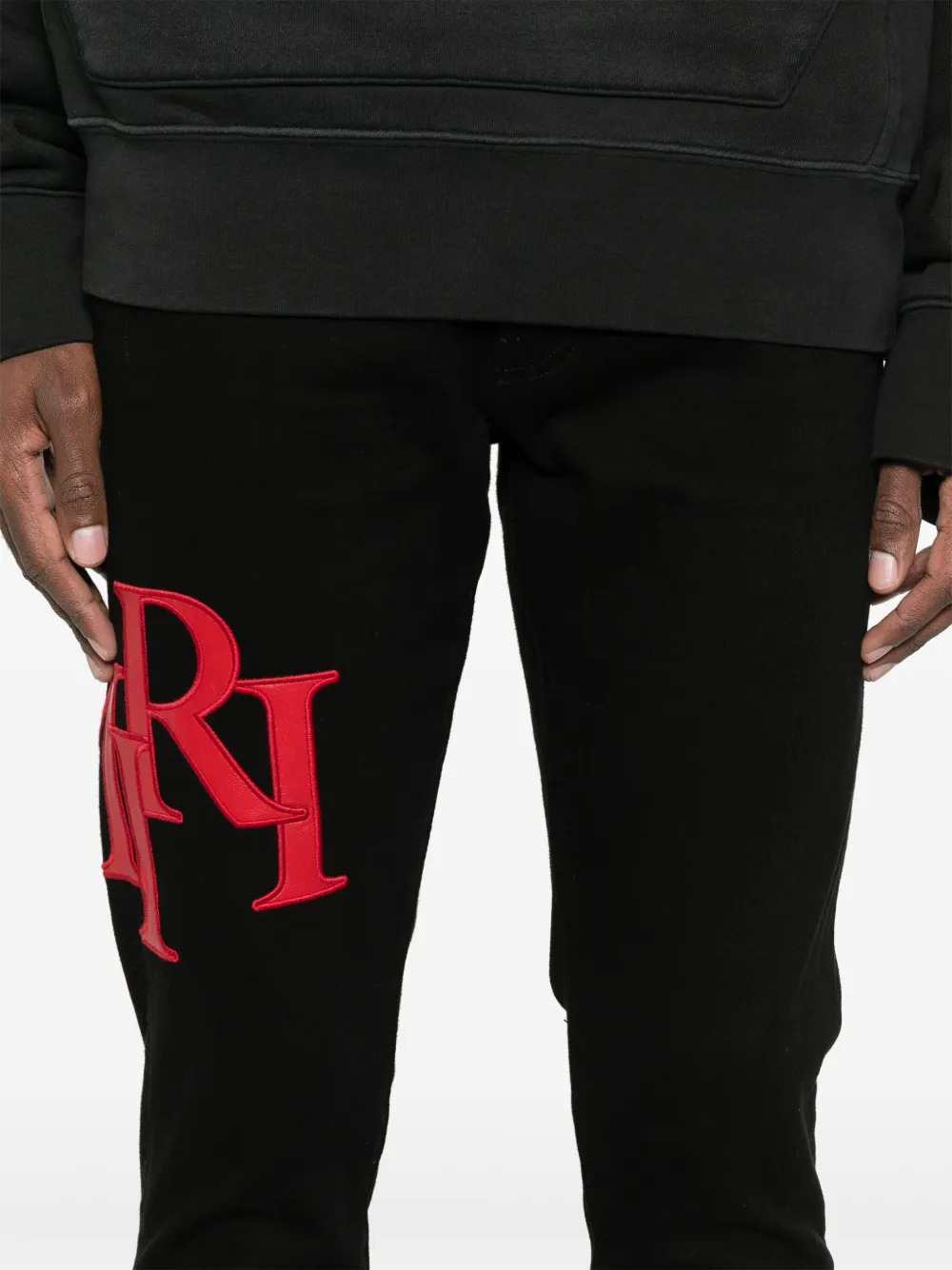 Amiri Men Skinny Jeans With Offset Logo AMIRI
