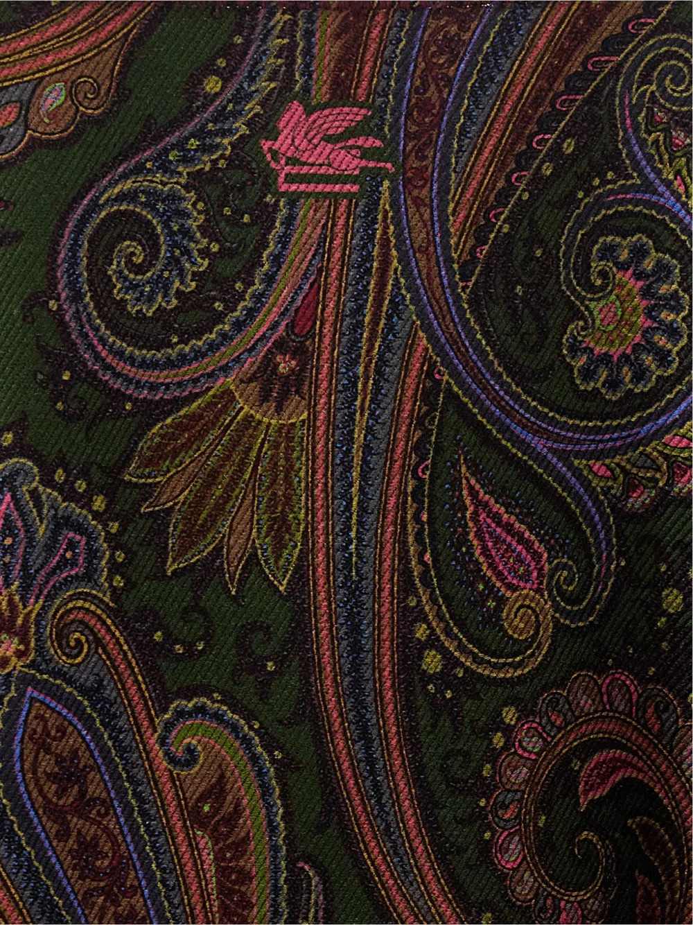 Etro Women Reversible Wool Cape With A Shaded Paisley Pattern ETRO