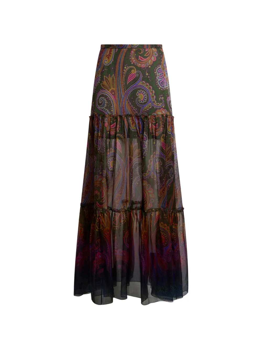 Etro Women Paisley-Print Silk Maxi Skirt ETRO