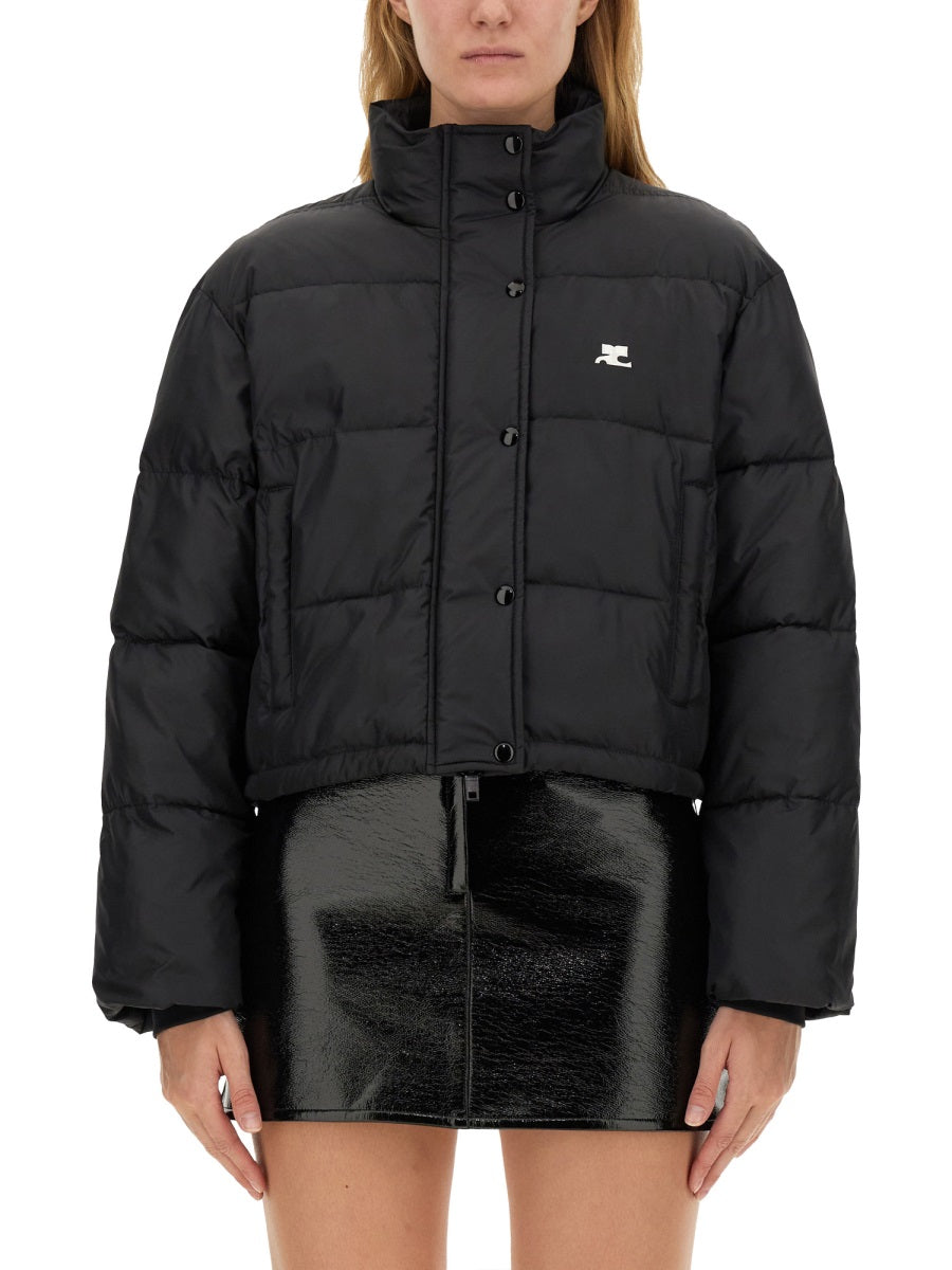 Courreges Women Down Jacket With Logo COURREGES