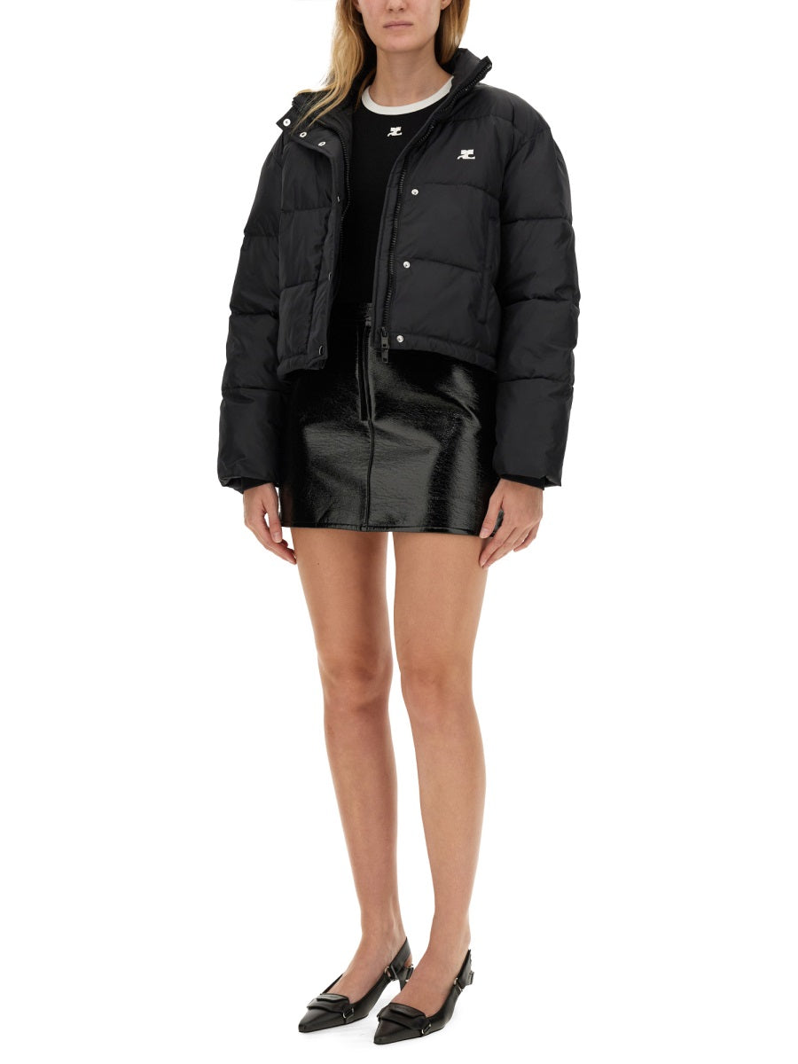 Courreges Women Down Jacket With Logo COURREGES