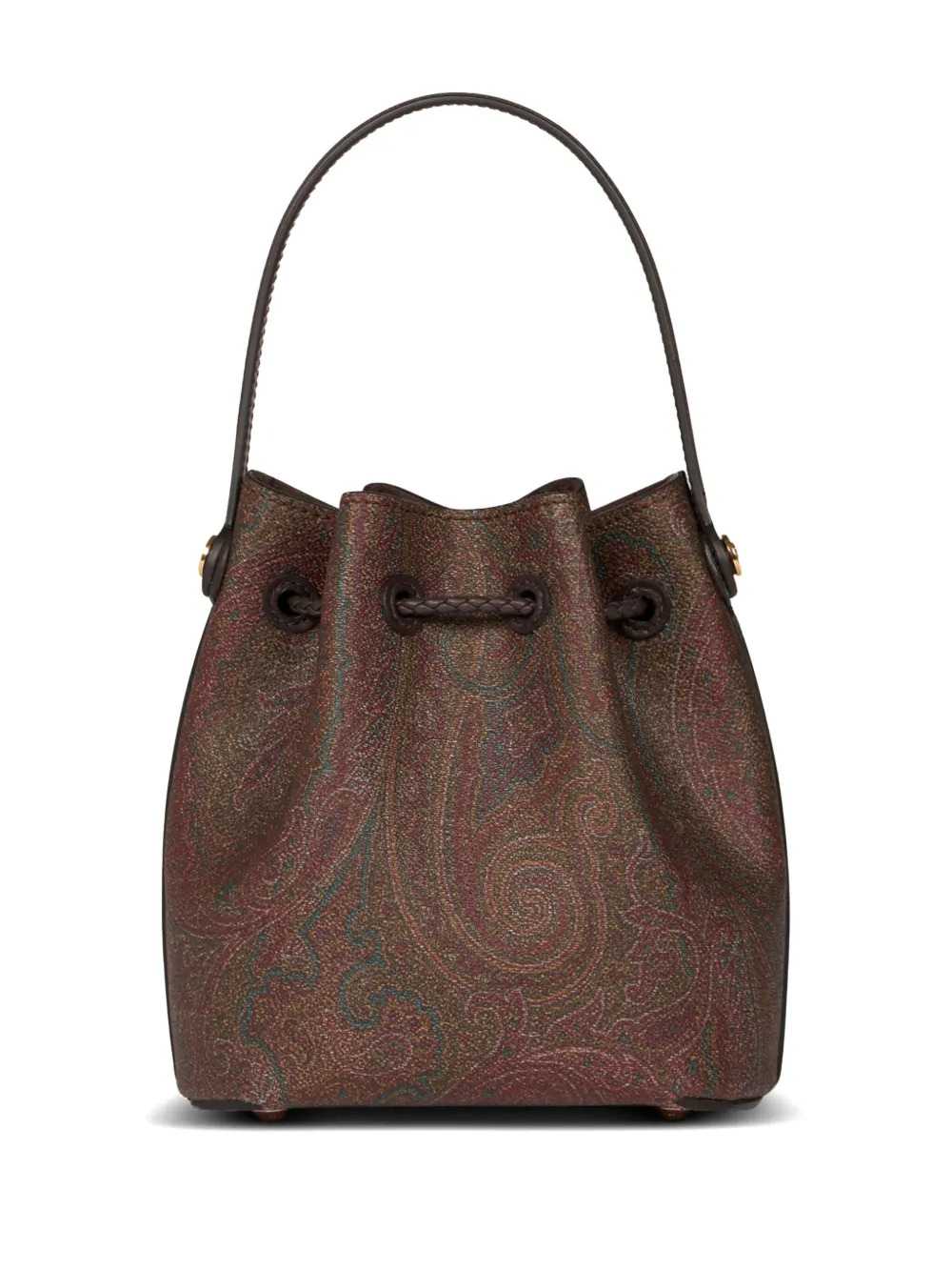 Etro Women Mini Bucket Bag With Paisley Pattern ETRO