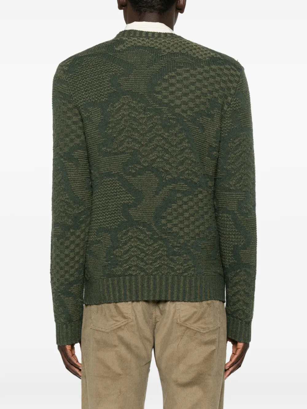 Etro Men Intarsia-Knit Crew-Neck Sweater ETRO