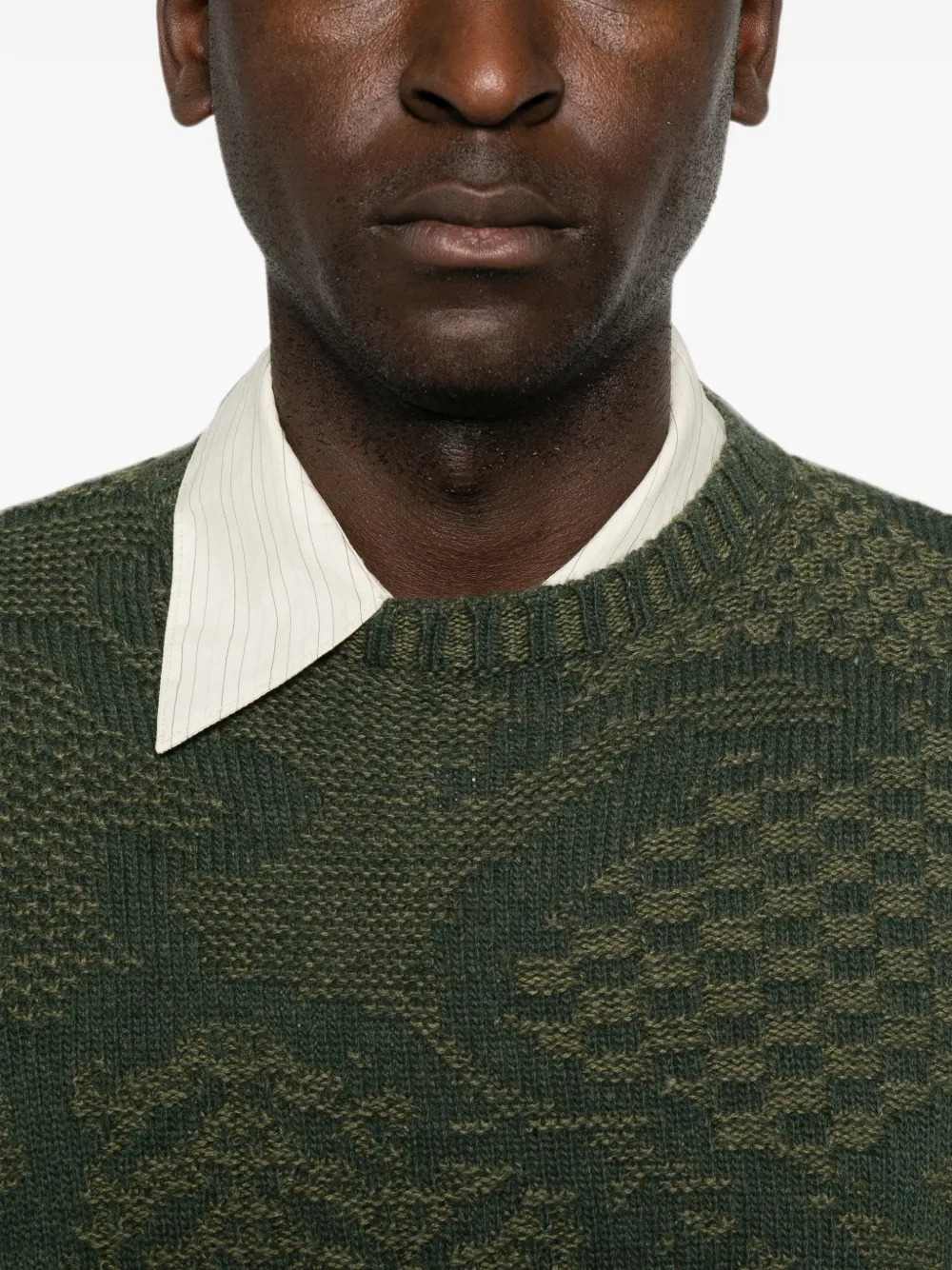 Etro Men Intarsia-Knit Crew-Neck Sweater ETRO