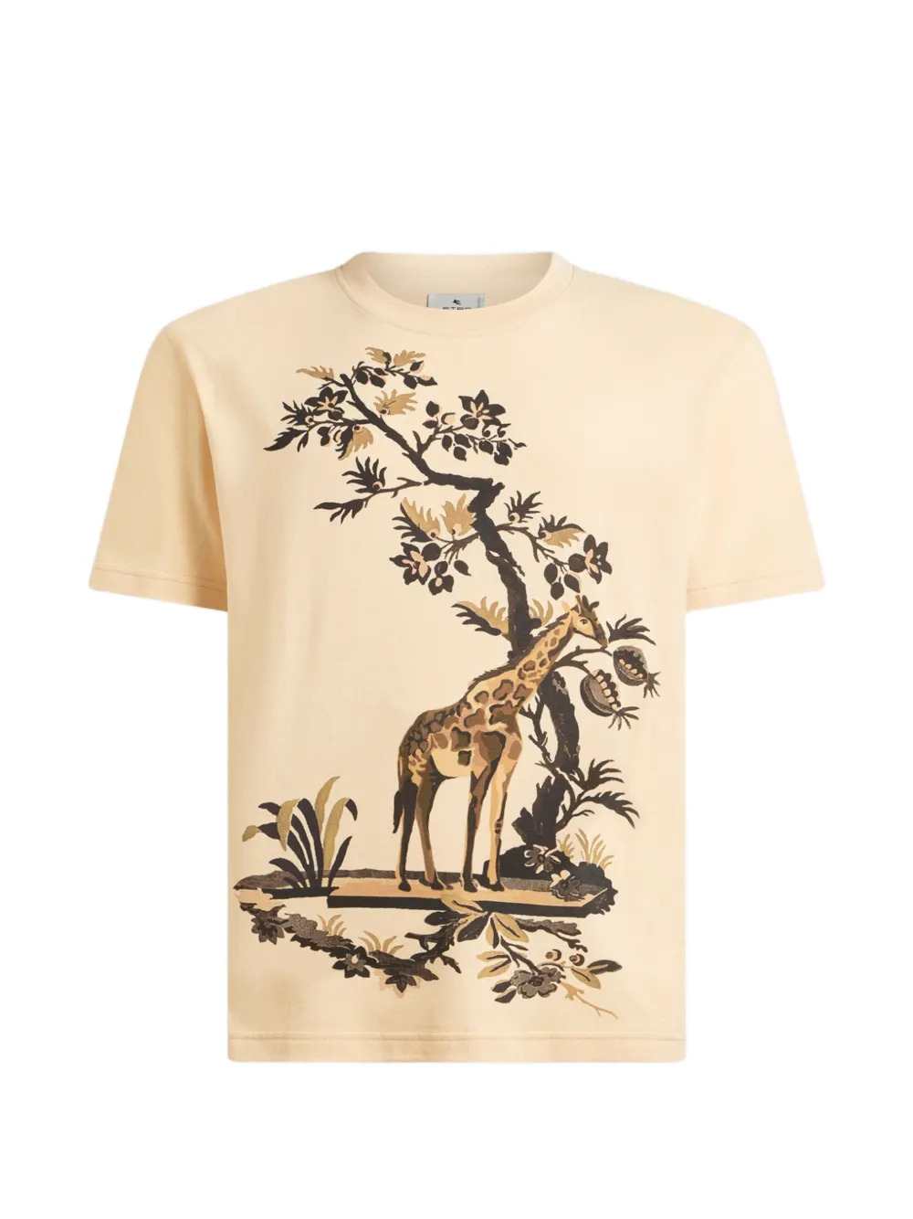 Etro Men Giraffe-Print T-Shirt ETRO