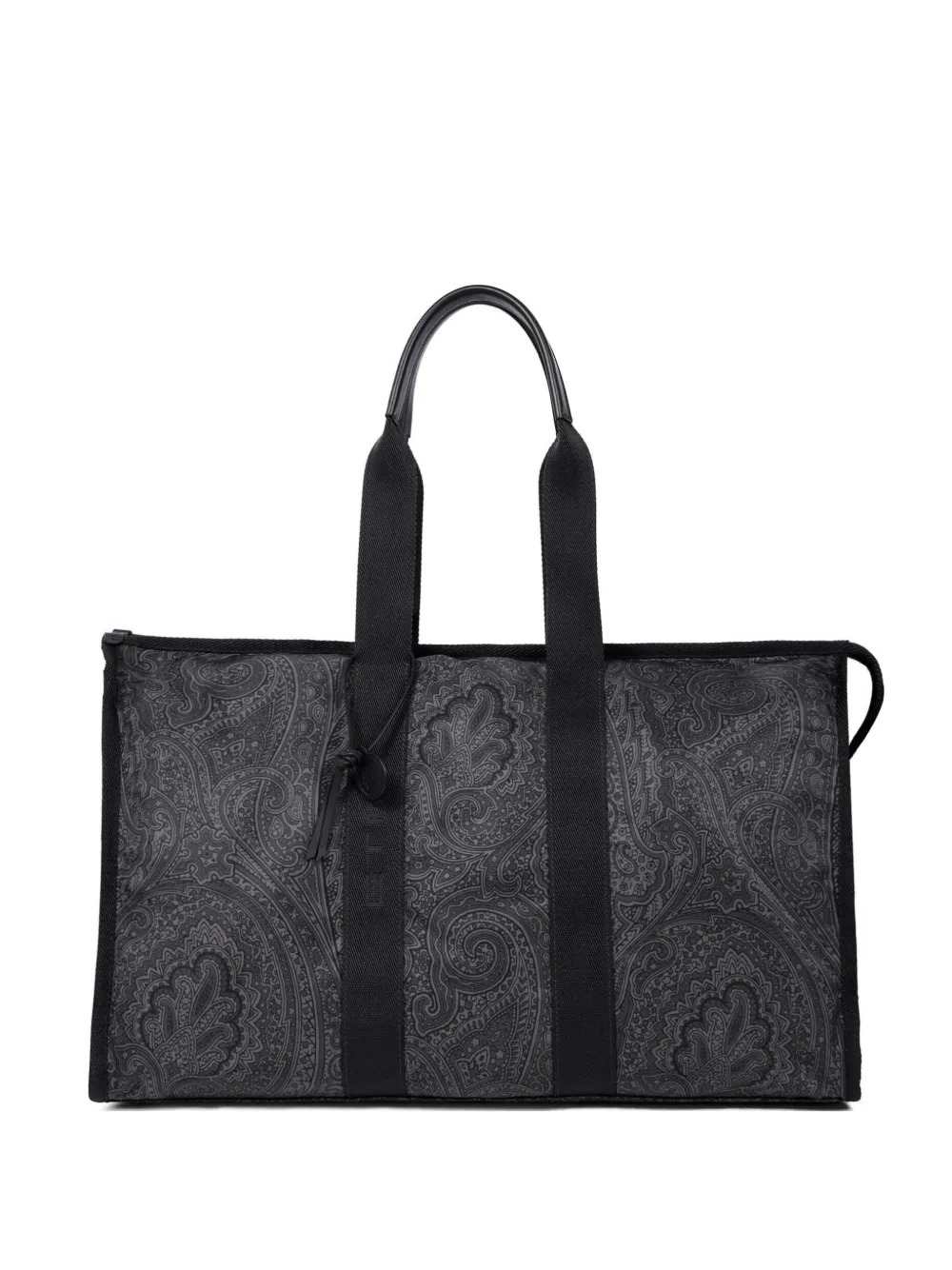 Etro Men Large Arnica Travel Bag With Paisley Print ETRO