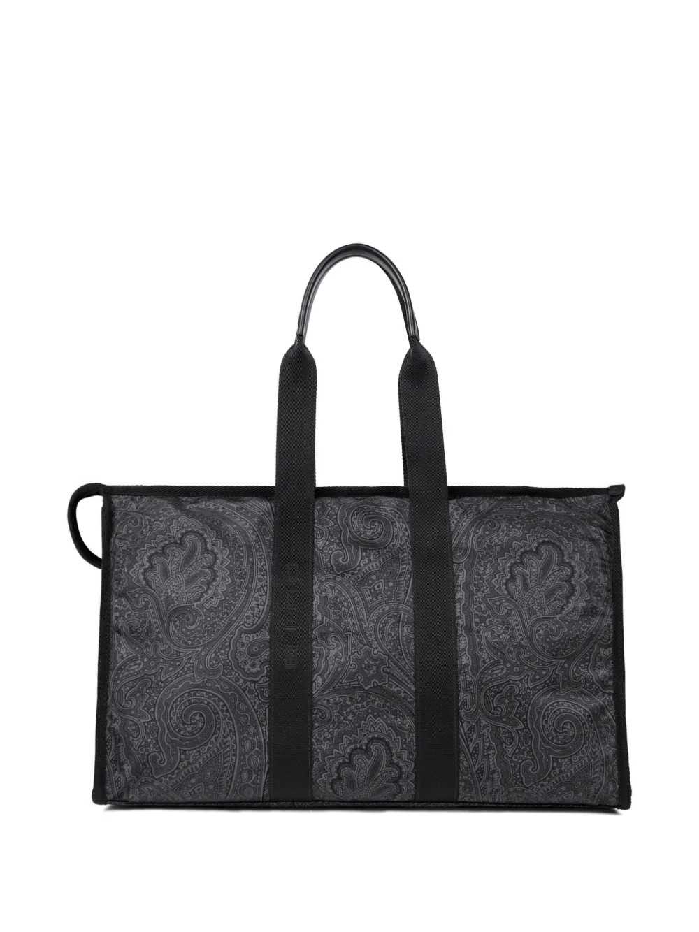 Etro Men Large Arnica Travel Bag With Paisley Print ETRO