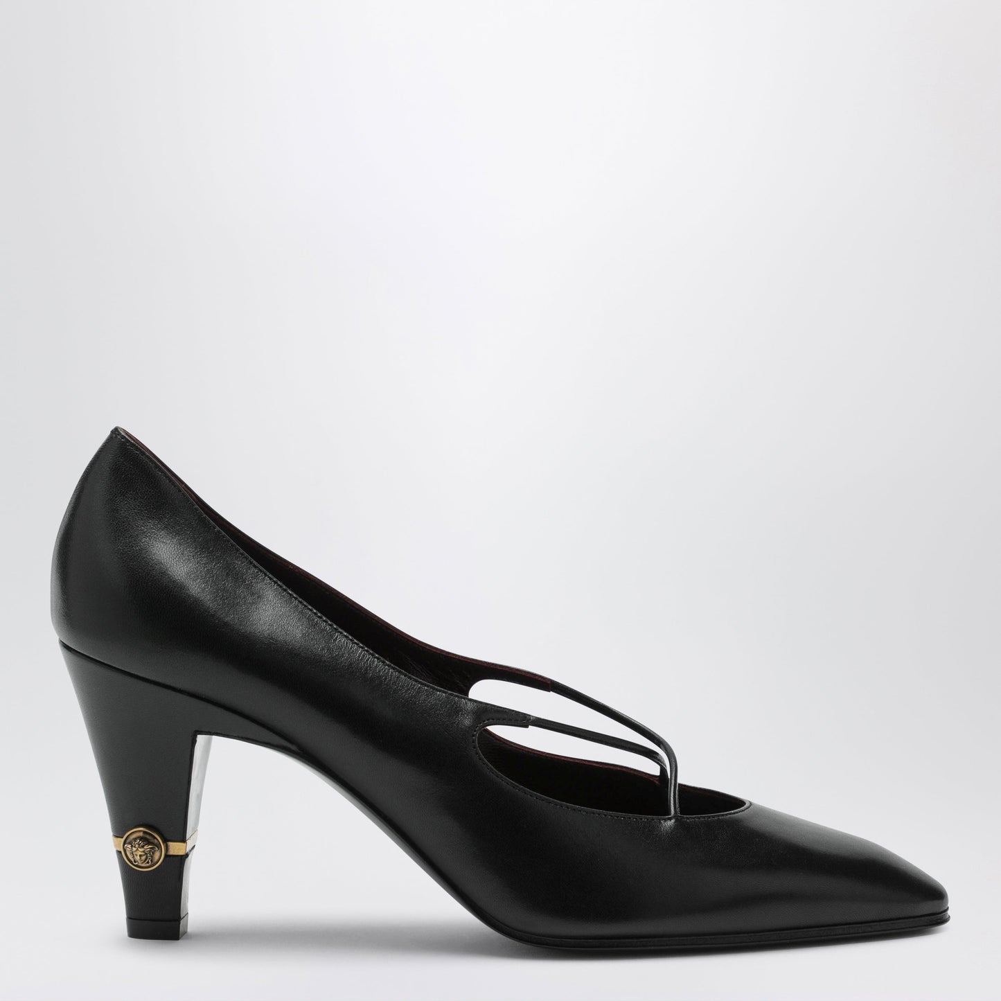 Versace Giulietta Pumps In Black Leather Women VERSACE