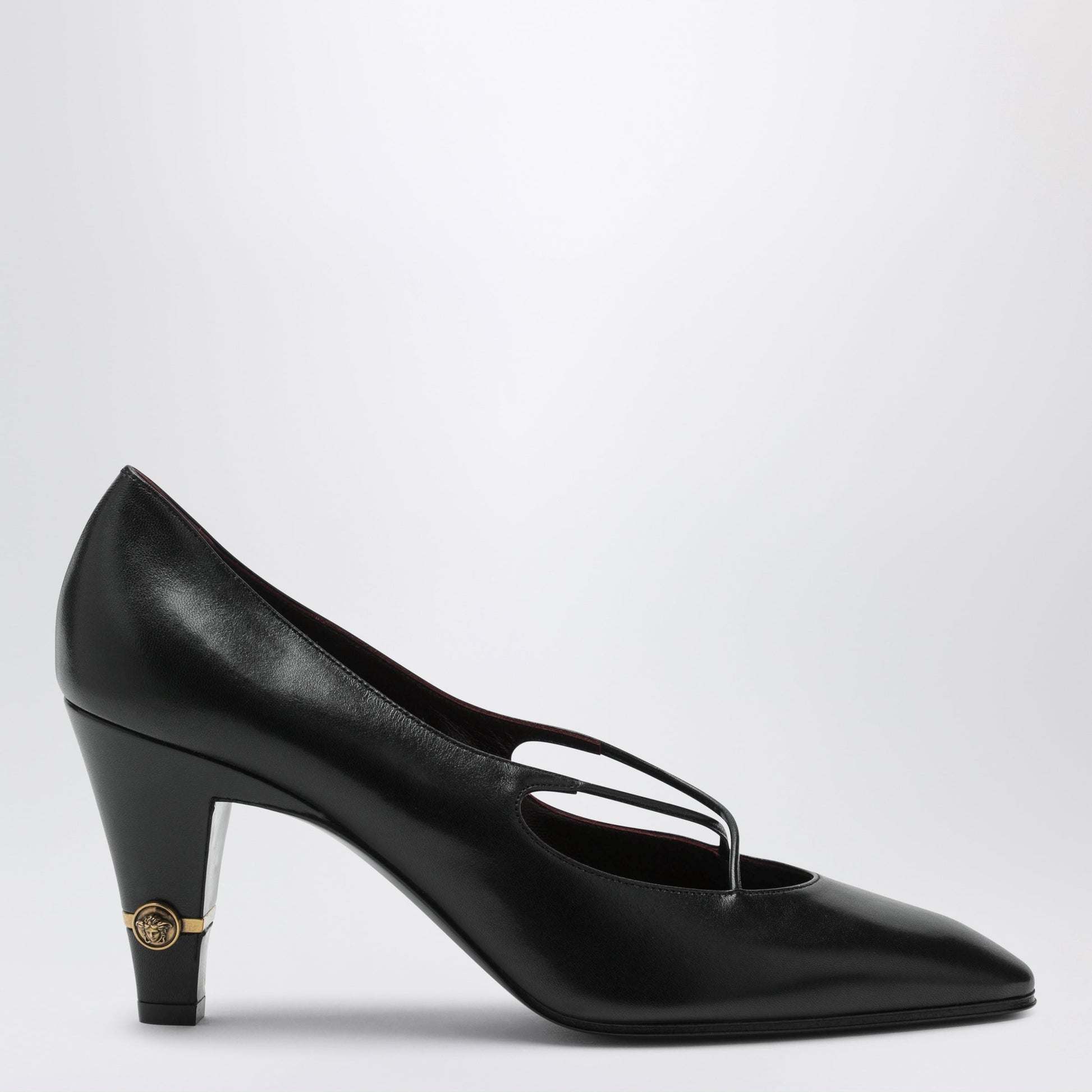 Versace Giulietta Pumps In Black Leather Women VERSACE