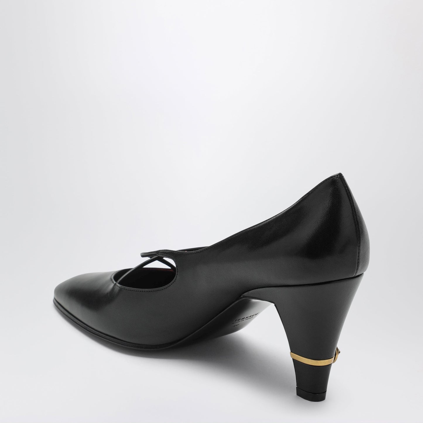 Versace Giulietta Pumps In Black Leather Women VERSACE