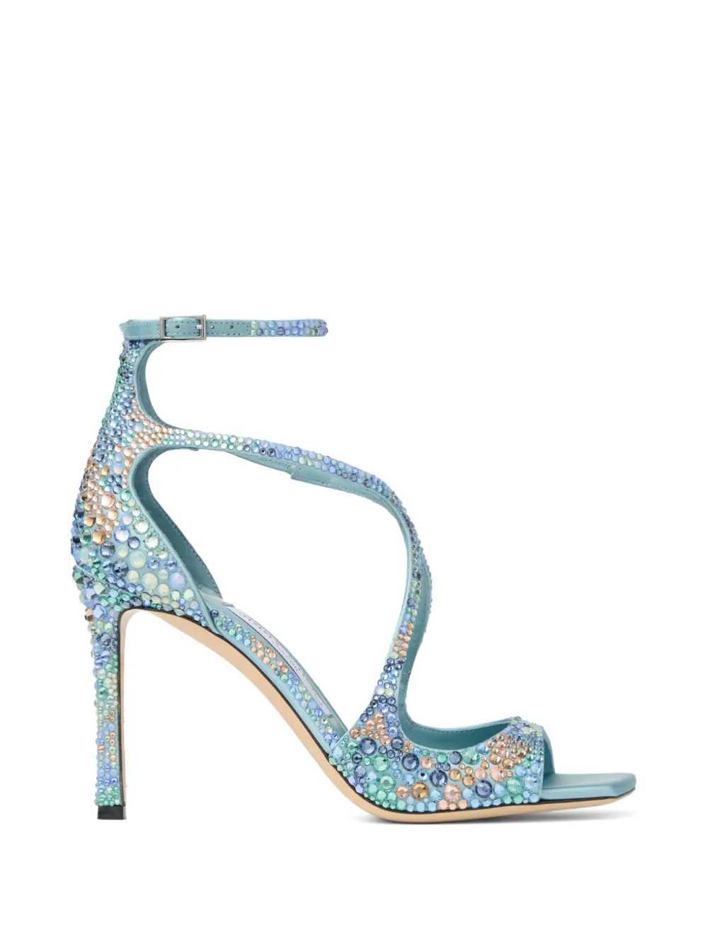 Jimmy Choo Women Azia 95 Crystal-Embellished Sandals JIMMY CHOO