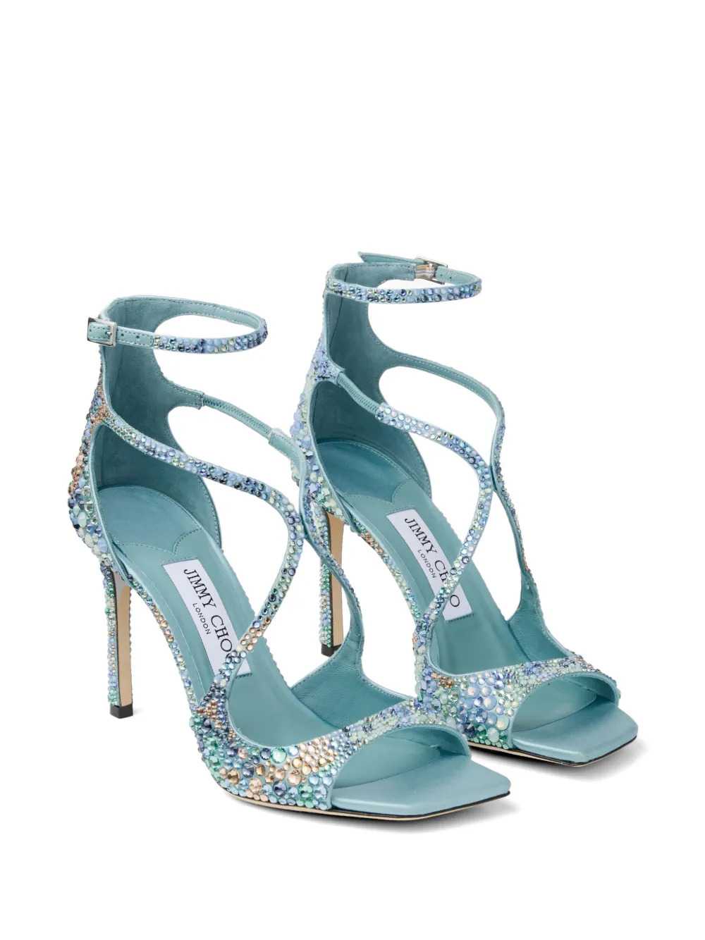Jimmy Choo Women Azia 95 Crystal-Embellished Sandals JIMMY CHOO