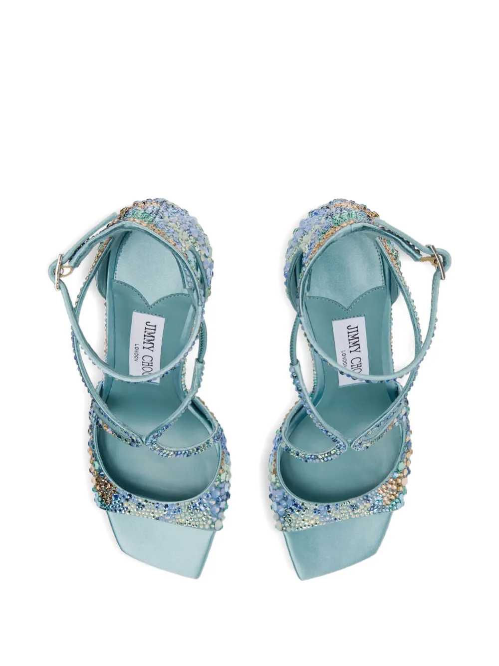 Jimmy Choo Women Azia 95 Crystal-Embellished Sandals JIMMY CHOO