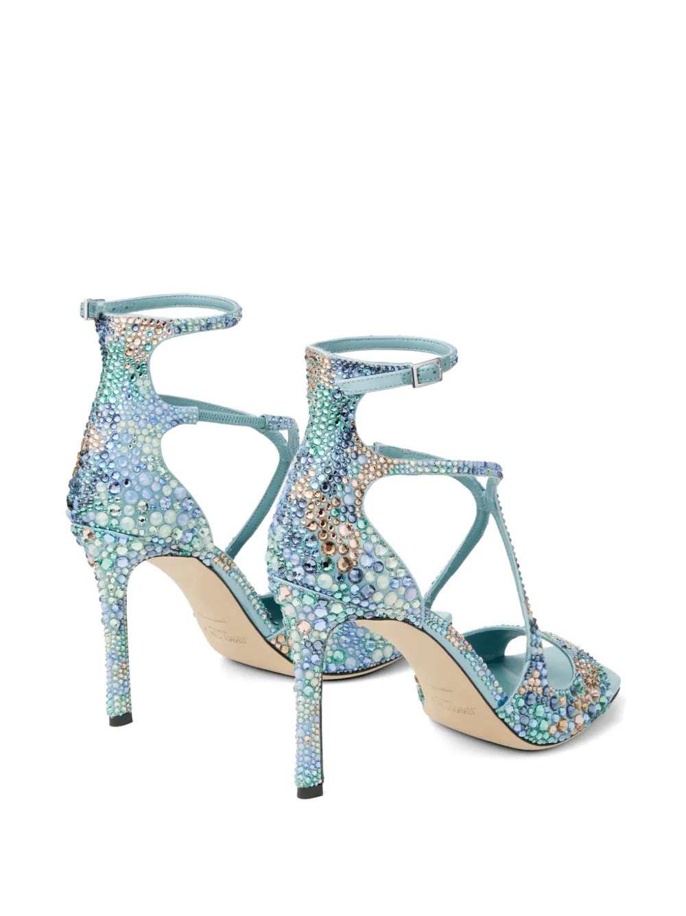 Jimmy Choo Women Azia 95 Crystal-Embellished Sandals JIMMY CHOO