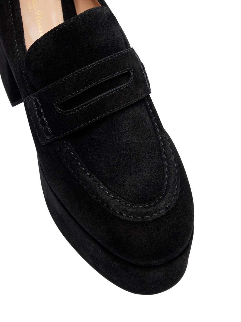 Gianvito Rossi Women Jenna Suede Loafers GIANVITO ROSSI