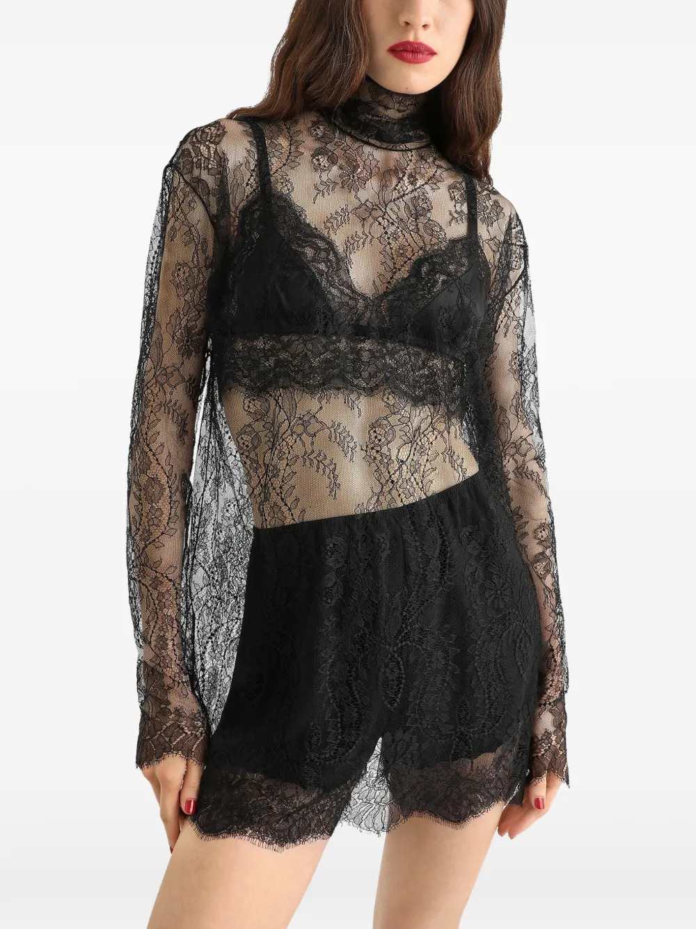 Dolce & Gabbana Women Chantilly Top DOLCE & GABBANA