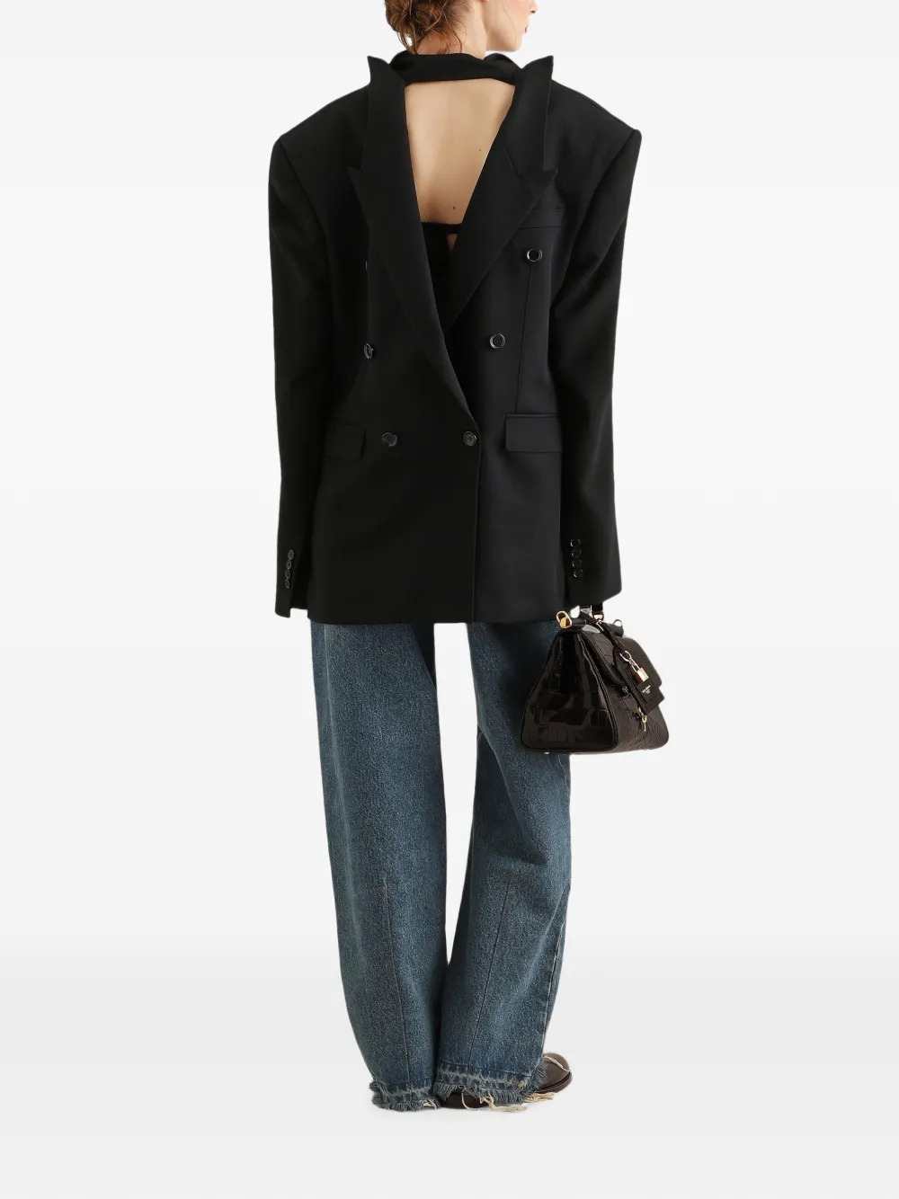 Dolce & Gabbana Women Double-Breasted Wool Gabardine Jacket DOLCE & GABBANA