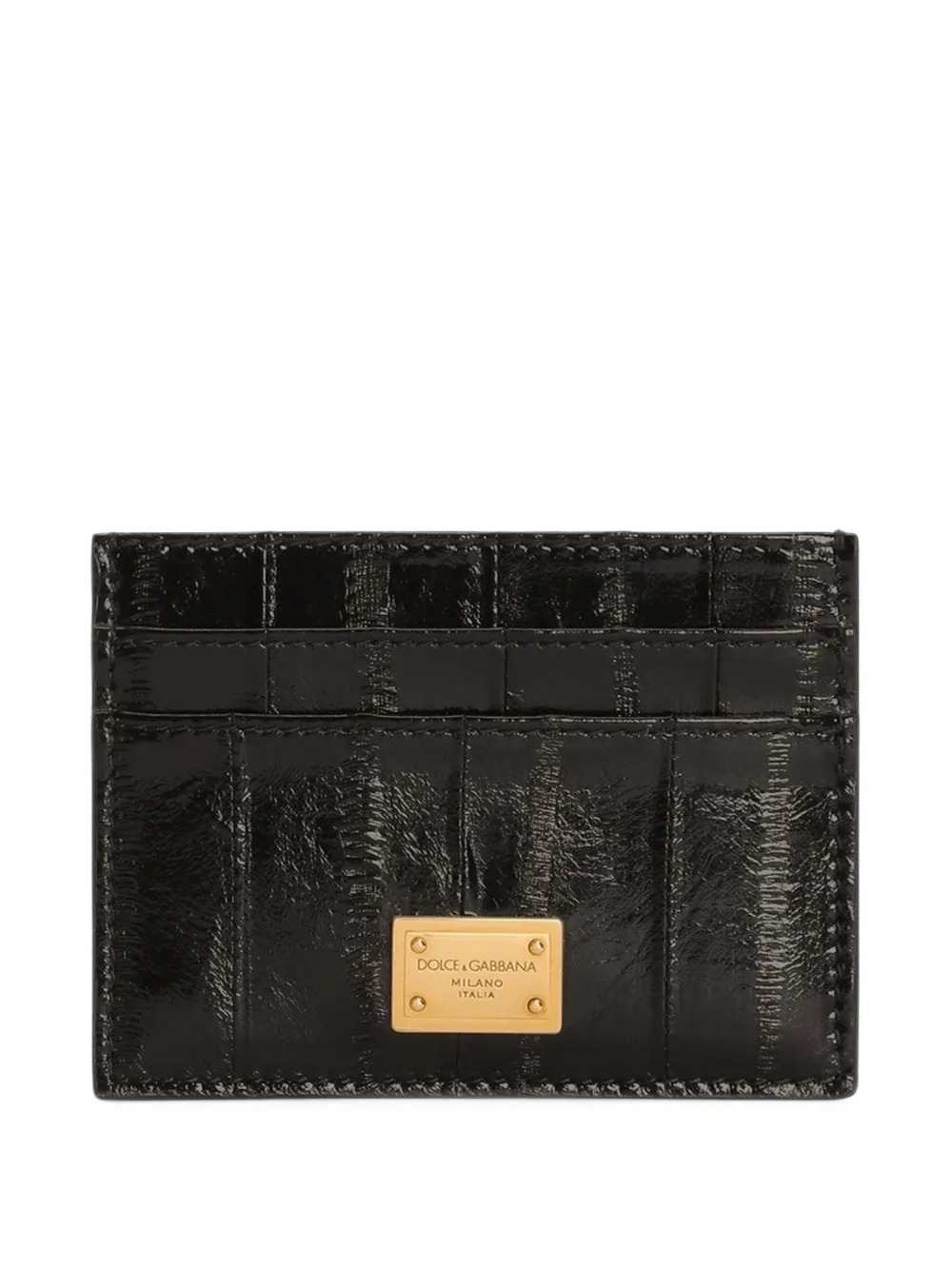 Dolce & Gabbana Women Eel Skin Card Holder DOLCE & GABBANA