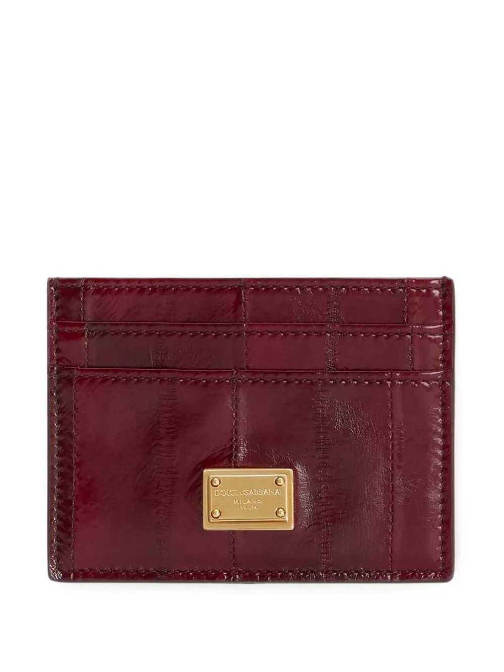 Dolce & Gabbana Women Eel Skin Card Holder DOLCE & GABBANA