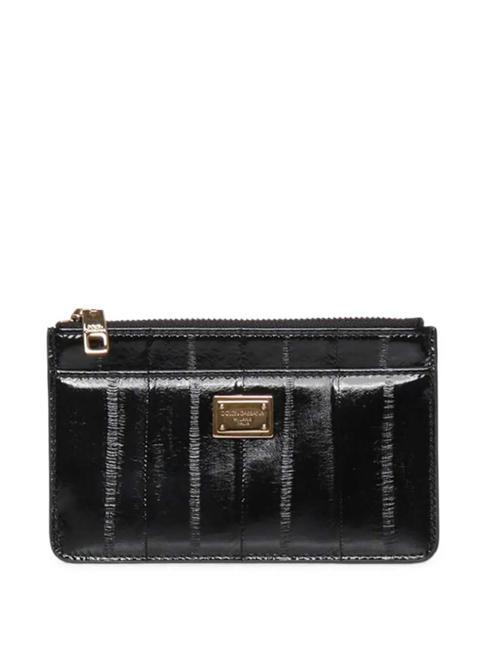 Dolce & Gabbana Women Card Holder With Logo Plaque Panel DOLCE & GABBANA