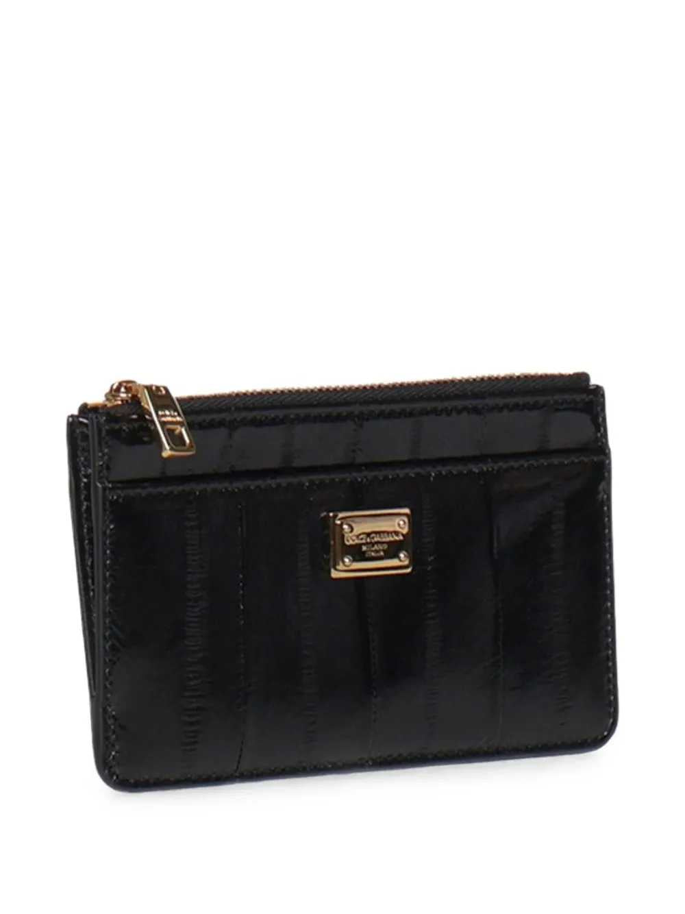 Dolce & Gabbana Women Card Holder With Logo Plaque Panel DOLCE & GABBANA