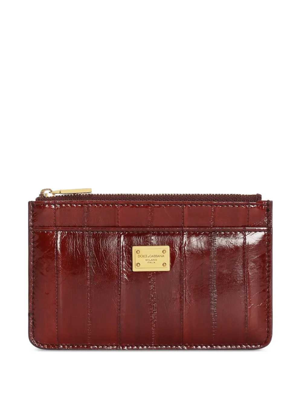 Dolce & Gabbana Women Eel Skin Card Holder DOLCE & GABBANA