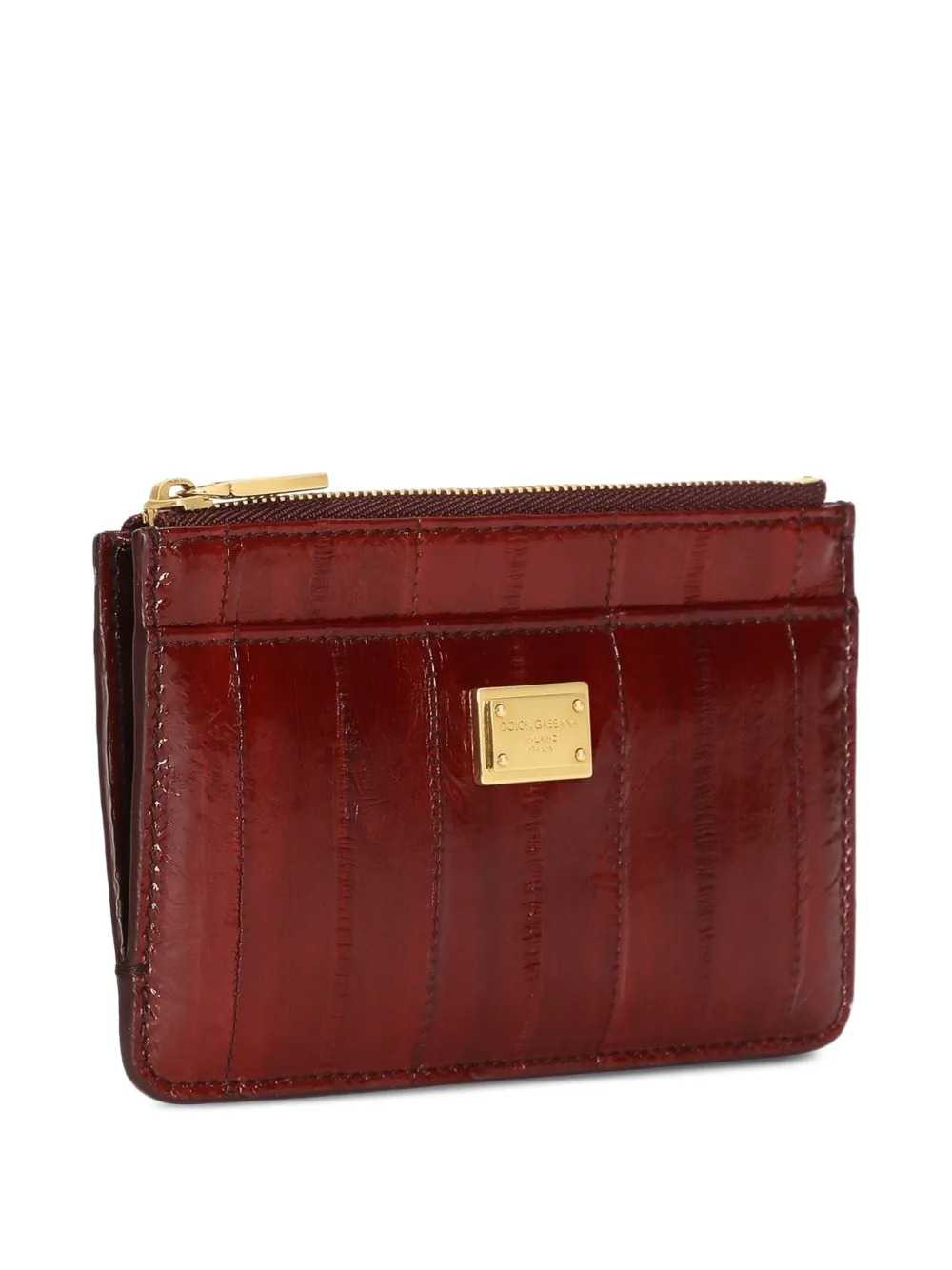 Dolce & Gabbana Women Eel Skin Card Holder DOLCE & GABBANA