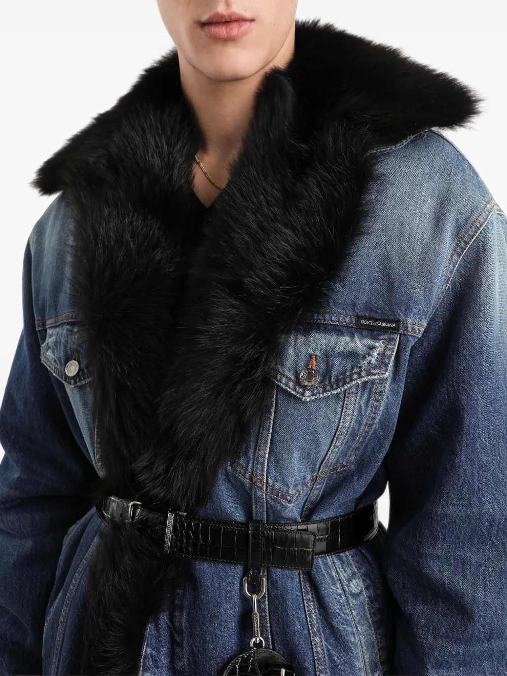 Dolce & Gabbana Men Denim Jacket DOLCE & GABBANA