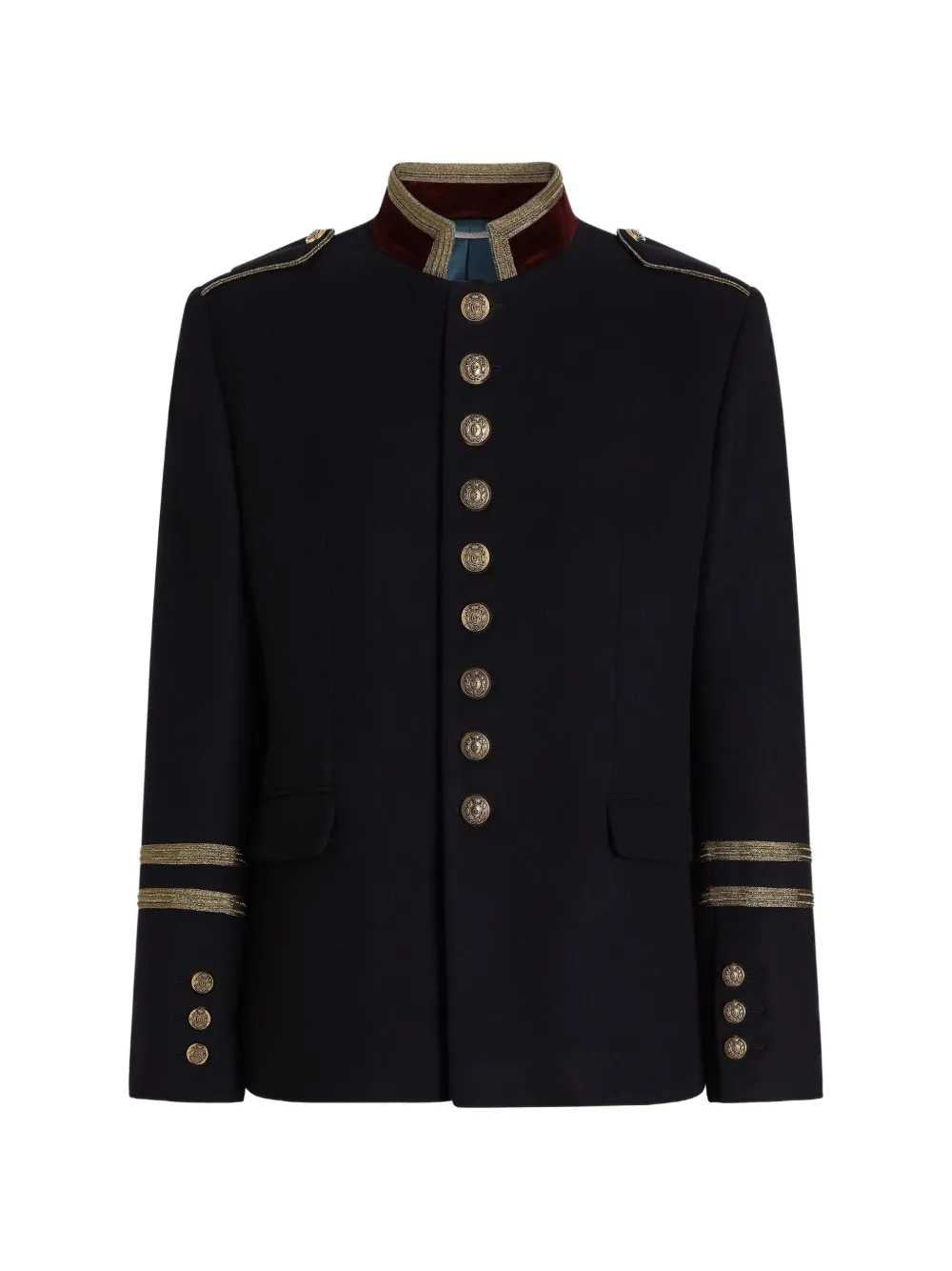 Dolce & Gabbana Men Wool Coat DOLCE & GABBANA