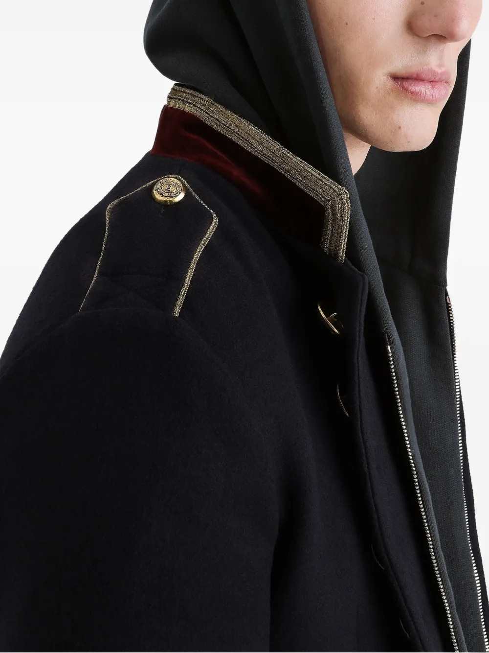 Dolce & Gabbana Men Wool Coat DOLCE & GABBANA