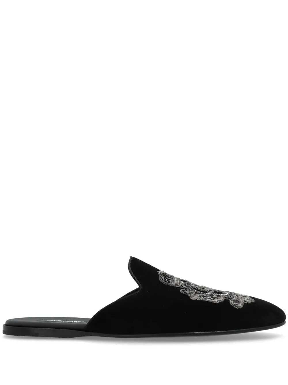 Dolce & Gabbana Men Embroidered Slippers DOLCE & GABBANA