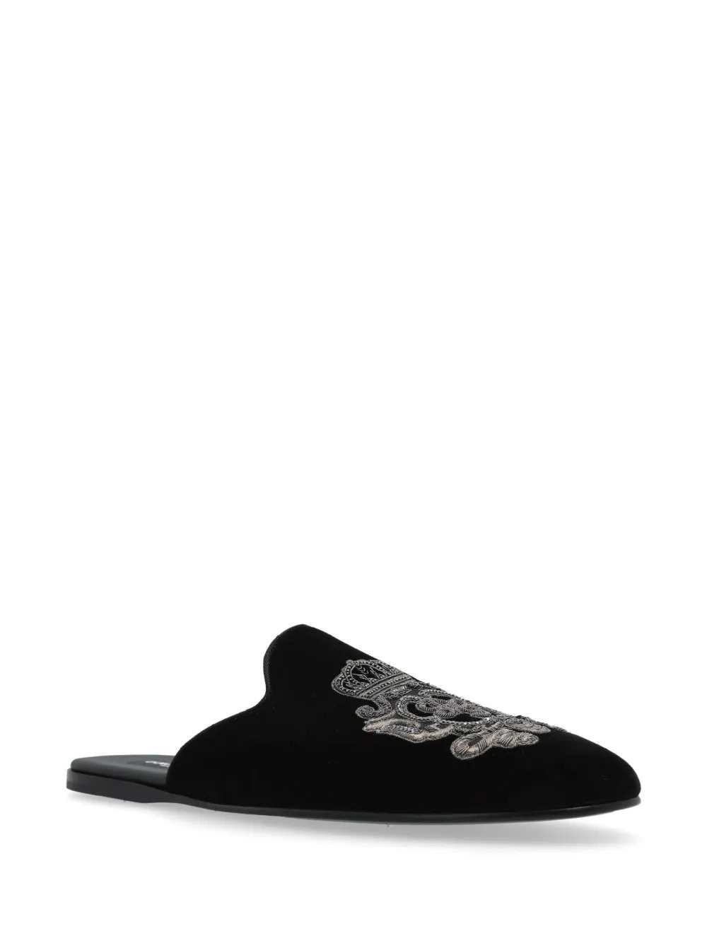Dolce & Gabbana Men Embroidered Slippers DOLCE & GABBANA