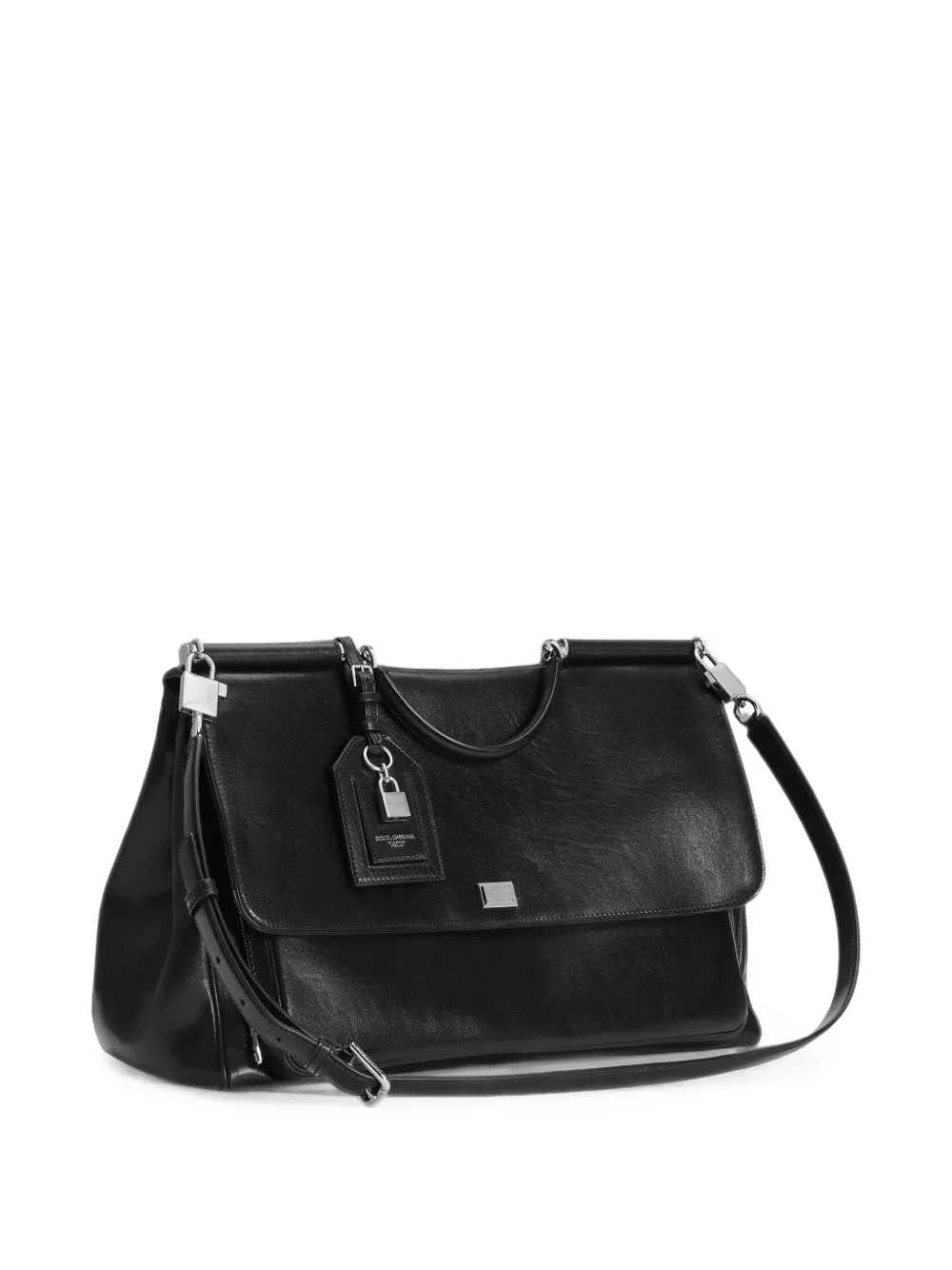 Dolce & Gabbana Men My Sicily Calfskin Handbag DOLCE & GABBANA