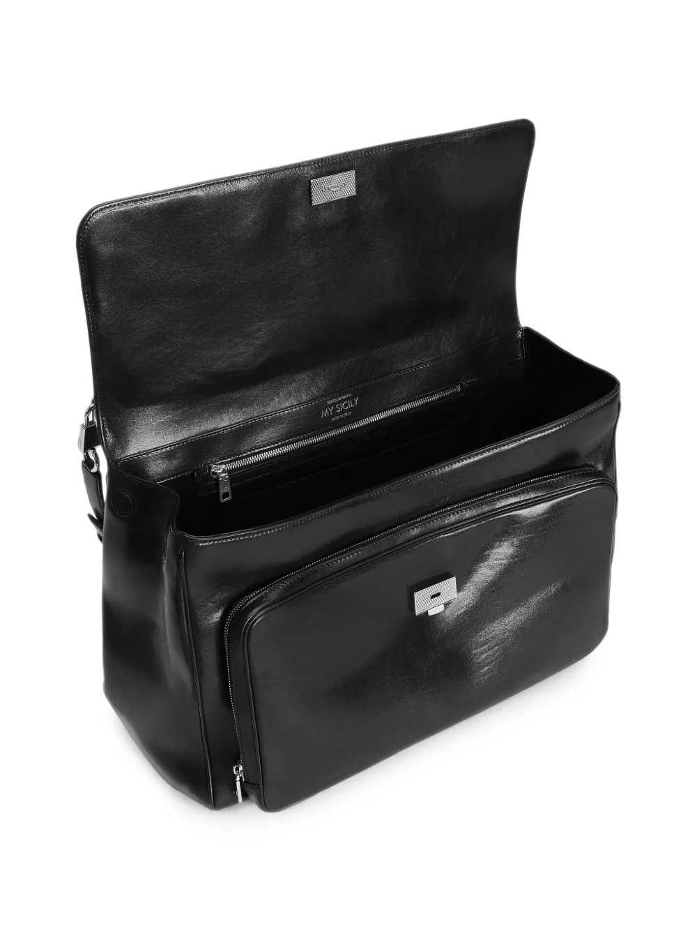 Dolce & Gabbana Men My Sicily Calfskin Handbag DOLCE & GABBANA