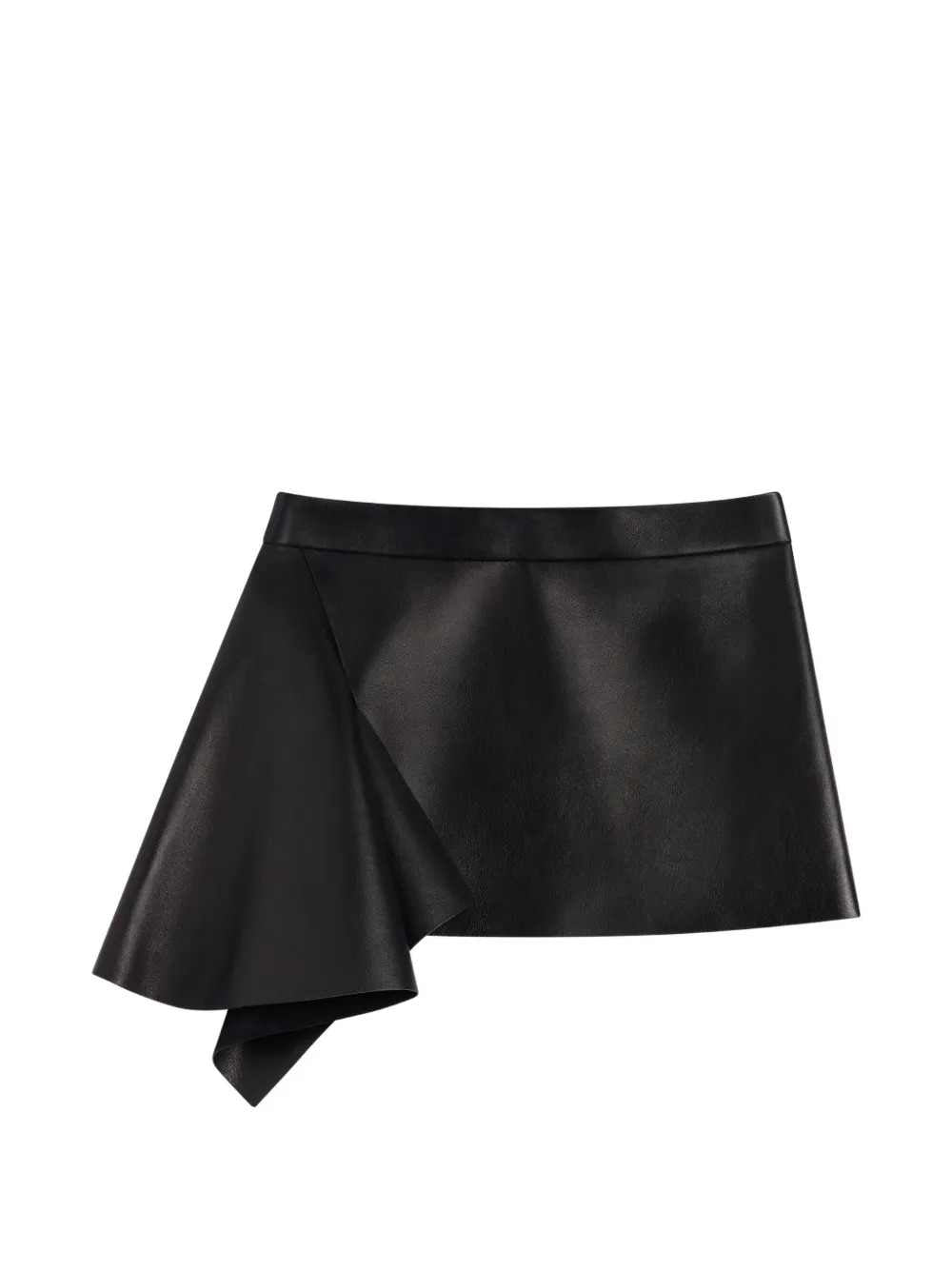 Givenchy Women Asymmetric Leather Miniskirt GIVENCHY