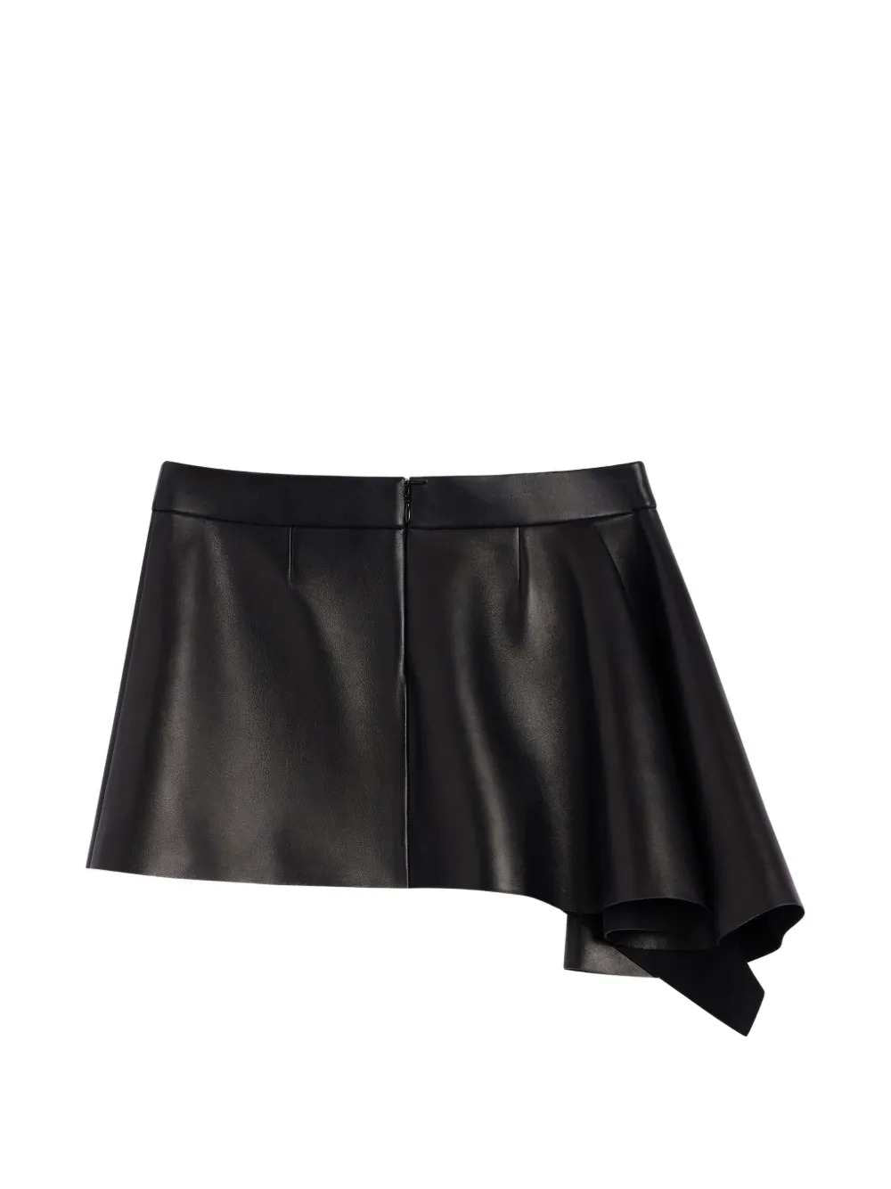 Givenchy Women Asymmetric Leather Miniskirt GIVENCHY