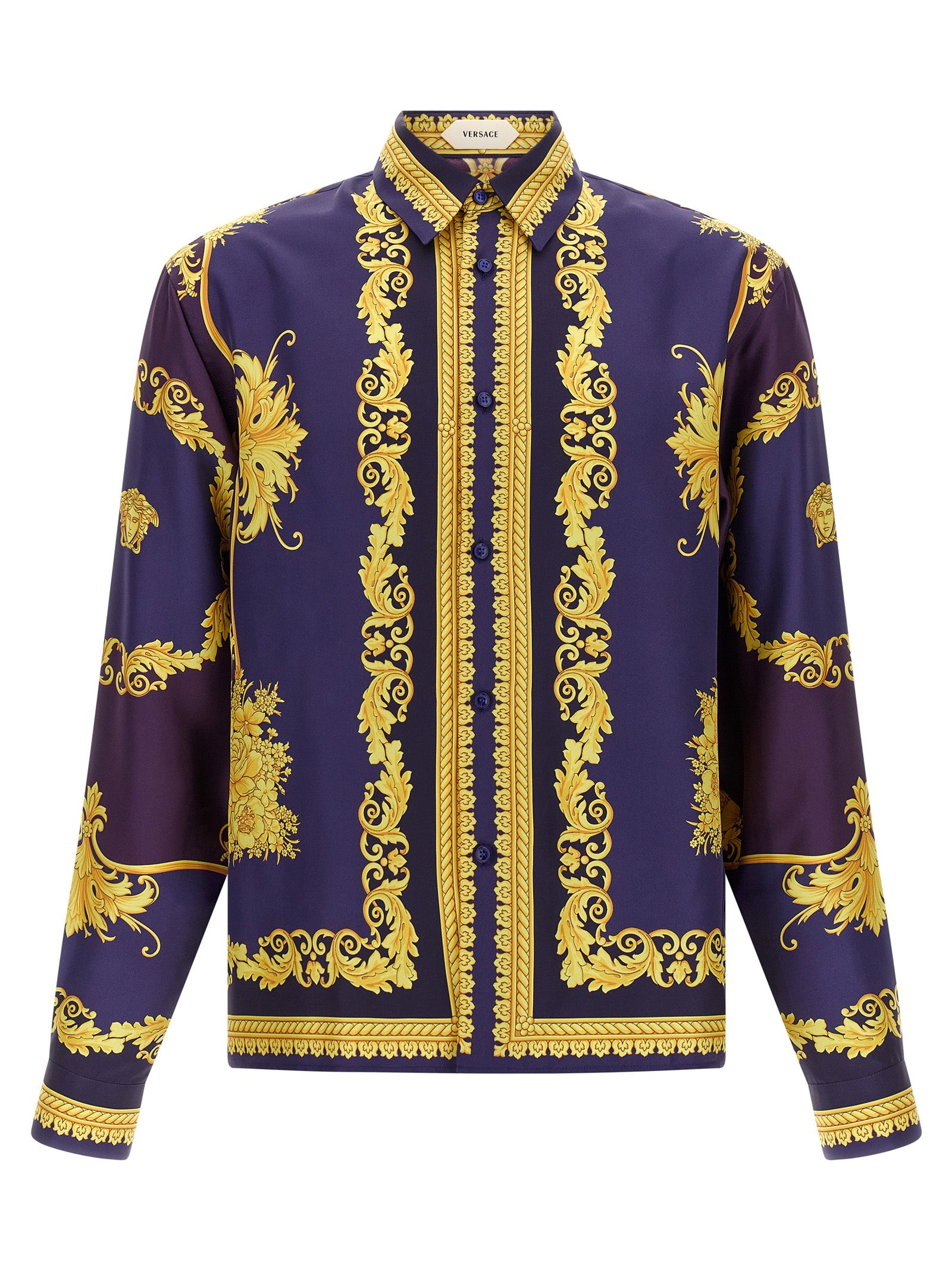 Versace Men 'New Barocco' Twill Shirt VERSACE