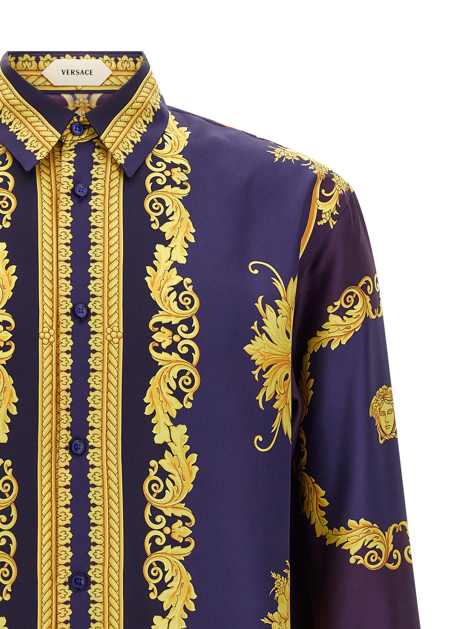 Versace Men 'New Barocco' Twill Shirt VERSACE