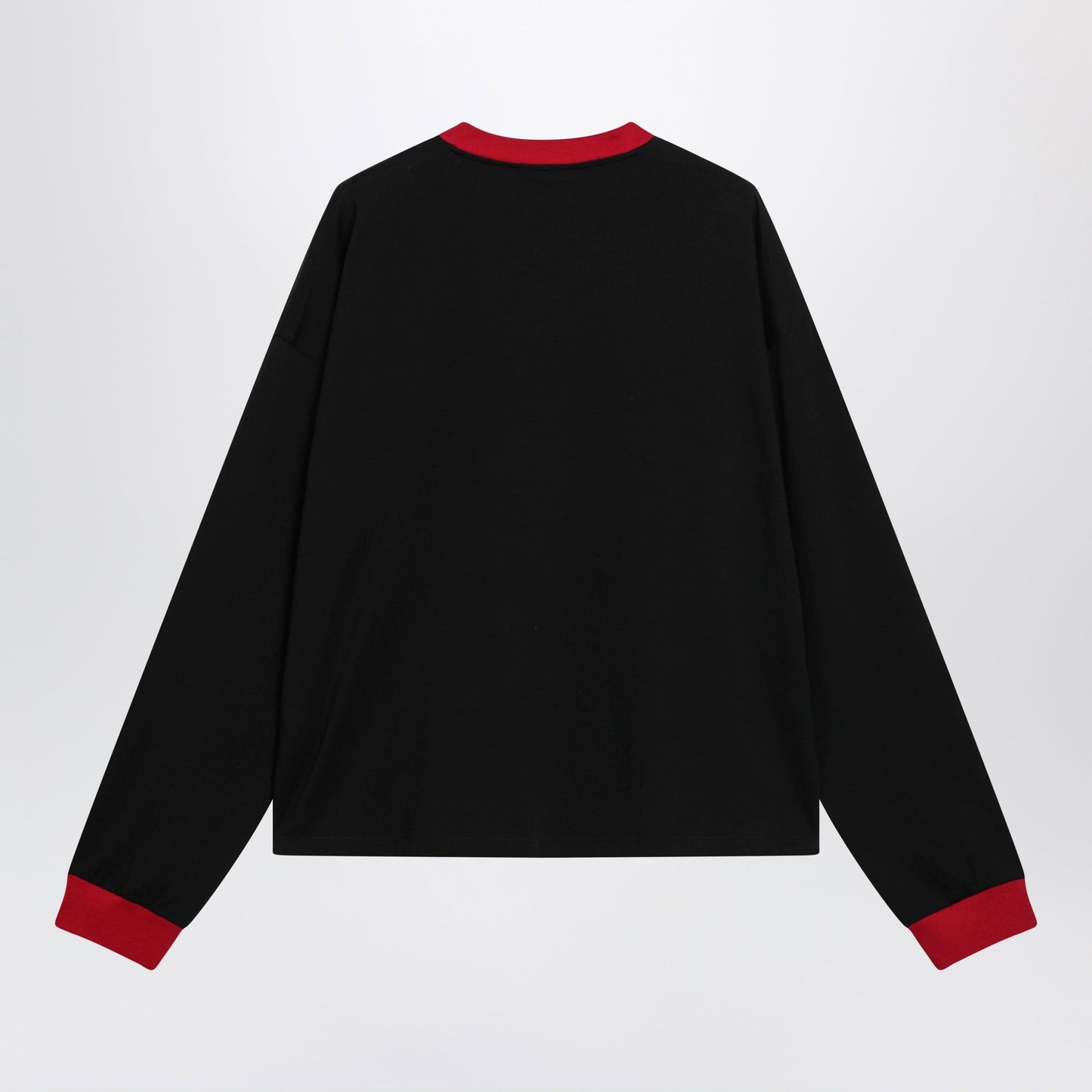 Versace Black/Red Long-Sleeve T-Shirt Men VERSACE