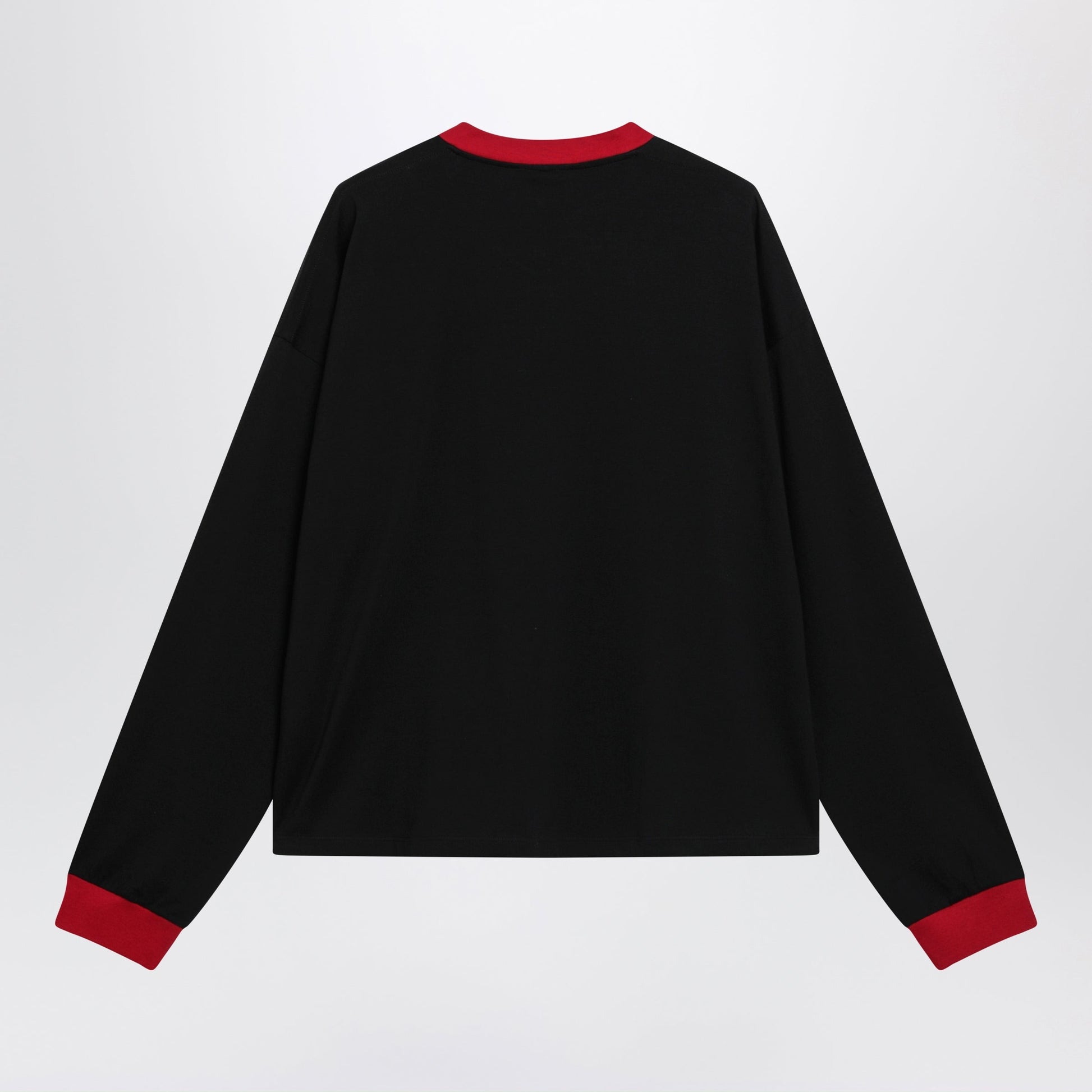 Versace Black/Red Long-Sleeve T-Shirt Men VERSACE