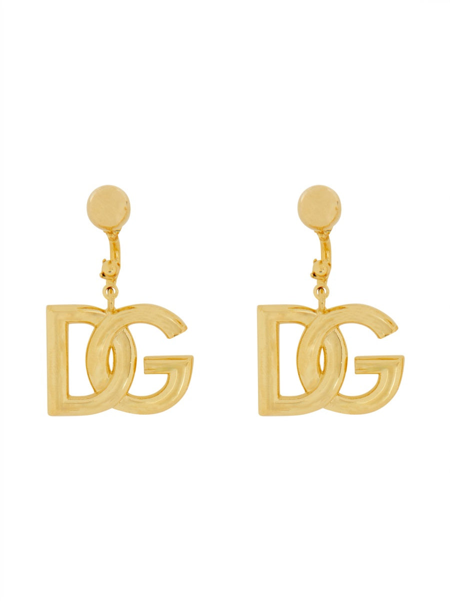 Dolce & Gabbana Women Orecchini Con Logo Dg DOLCE & GABBANA