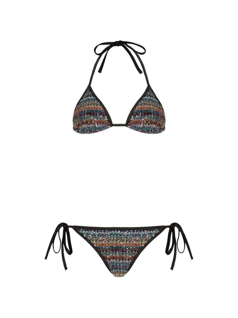 Missoni Women Sequin Zigzag-Pattern Bikini MISSONI